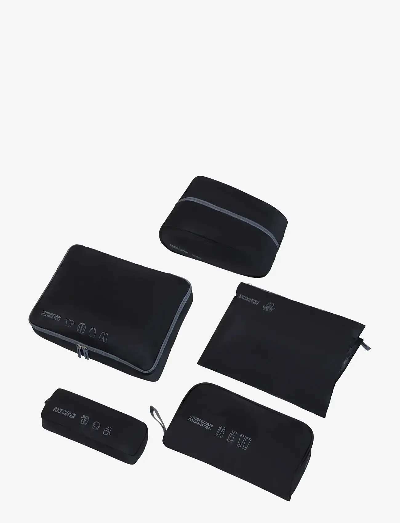 American Tourister - PACKING ORGANIZERS 5PCS - nach anlass kaufen - black/grey - 2