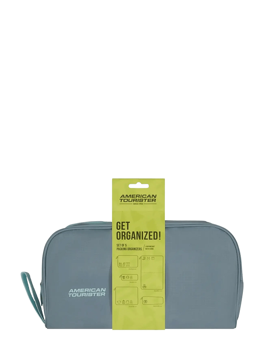 American Tourister - PACKING ORGANIZERS 5PCS - shop efter anledning - stone blue/blue - 0