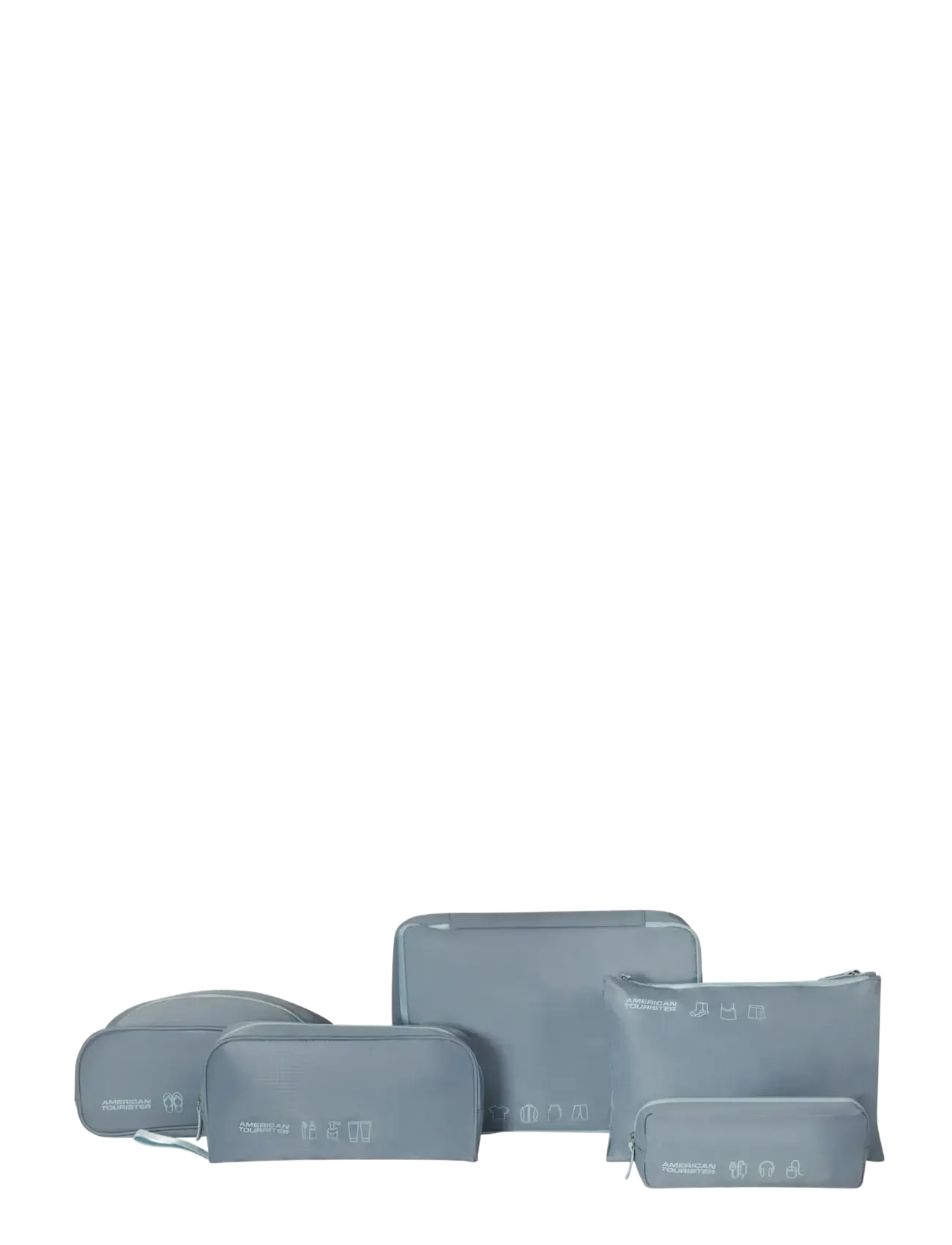 American Tourister - PACKING ORGANIZERS 5PCS - shop efter anledning - stone blue/blue - 1
