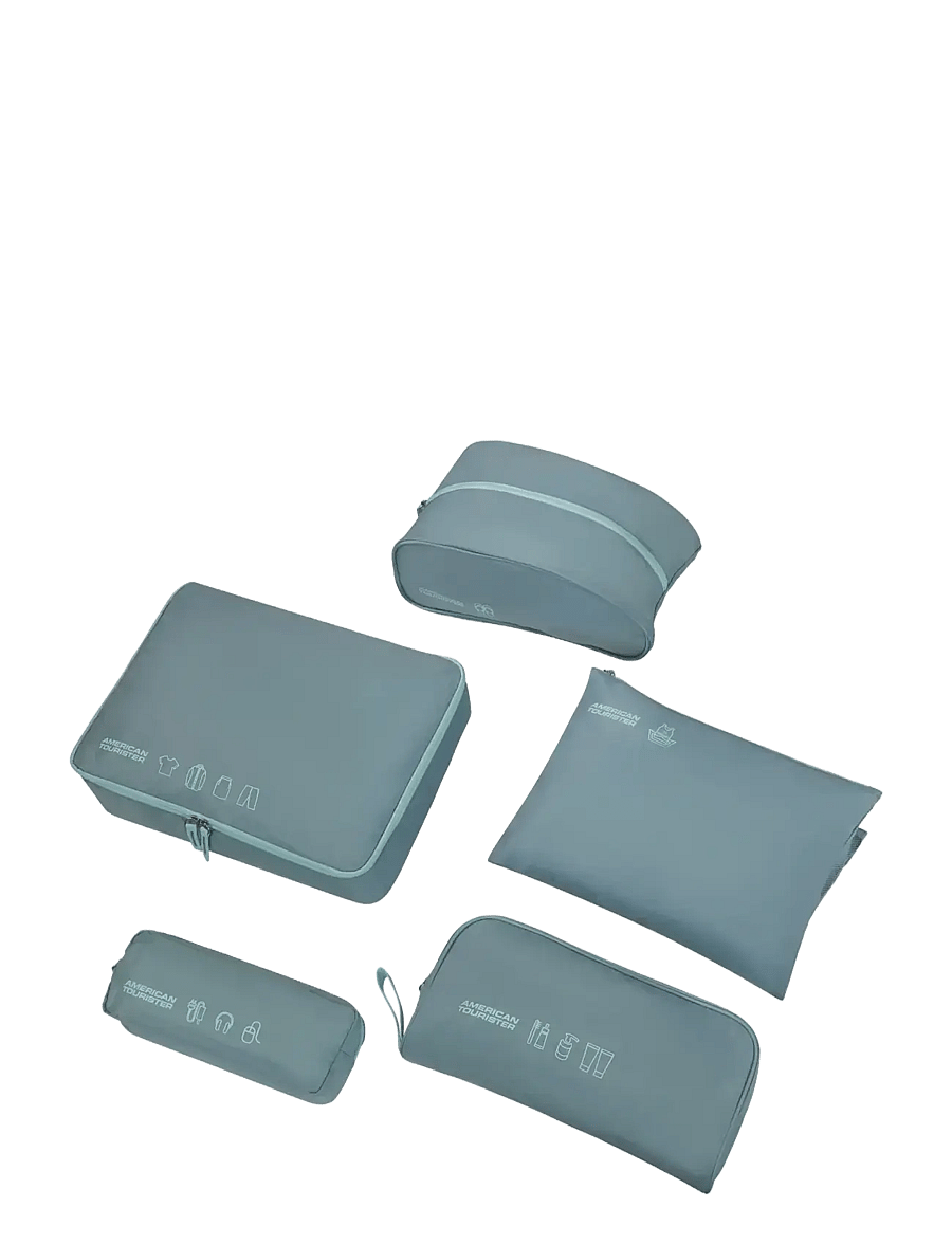 American Tourister - PACKING ORGANIZERS 5PCS - shop efter anledning - stone blue/blue - 2