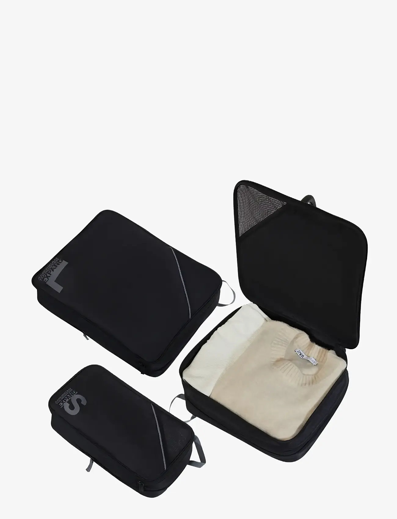 American Tourister - PACKING CUBES S/M/L - nach anlass kaufen - black/grey - 1
