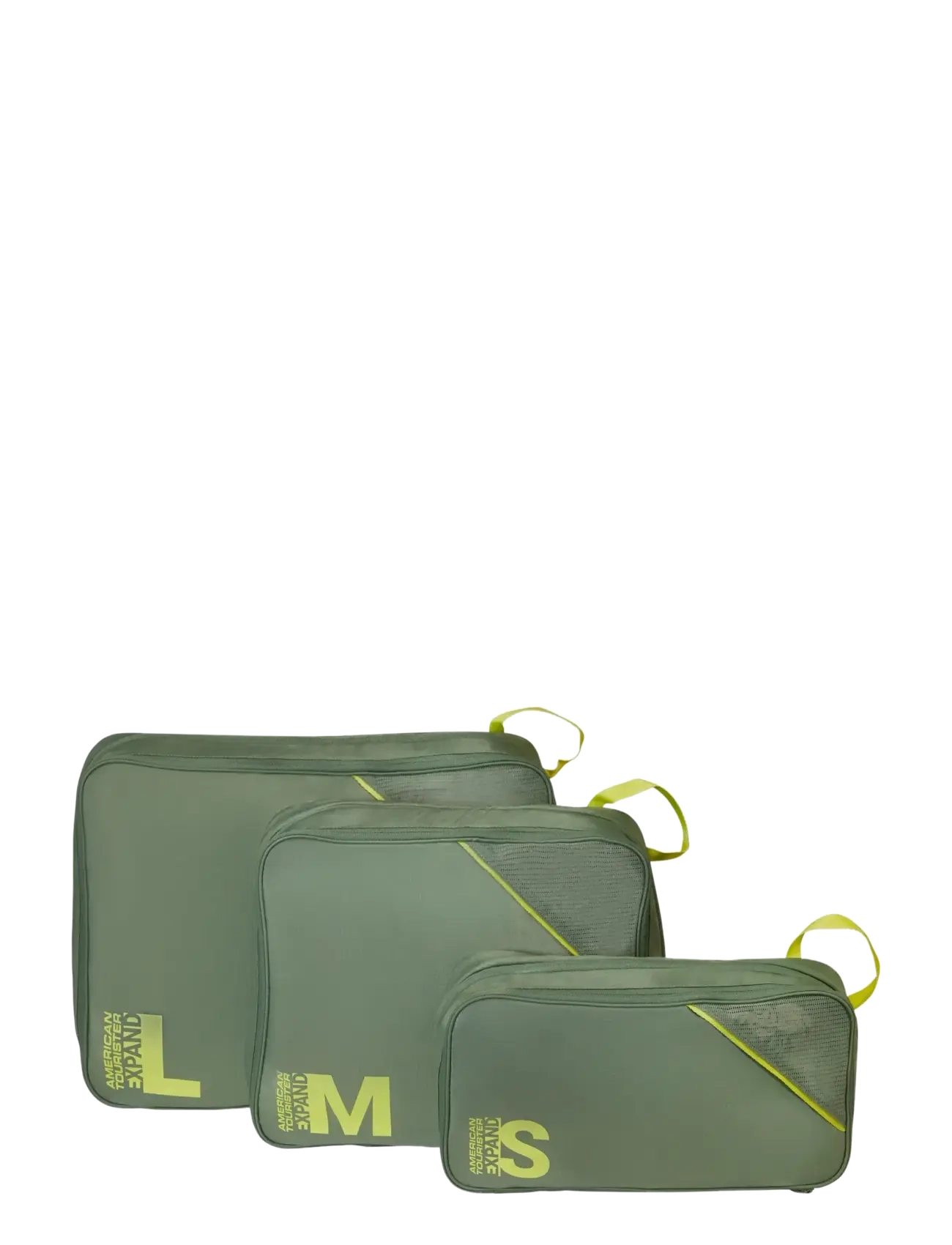 American Tourister Packing Cubes S/M/L, 34, Storage, Khakigrün - Storage Bags, Frauen