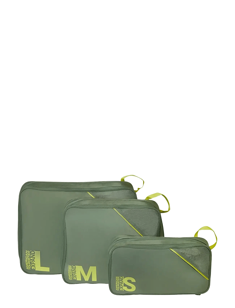 American Tourister - PACKING CUBES S/M/L - nach anlass kaufen - olive/lime - 0