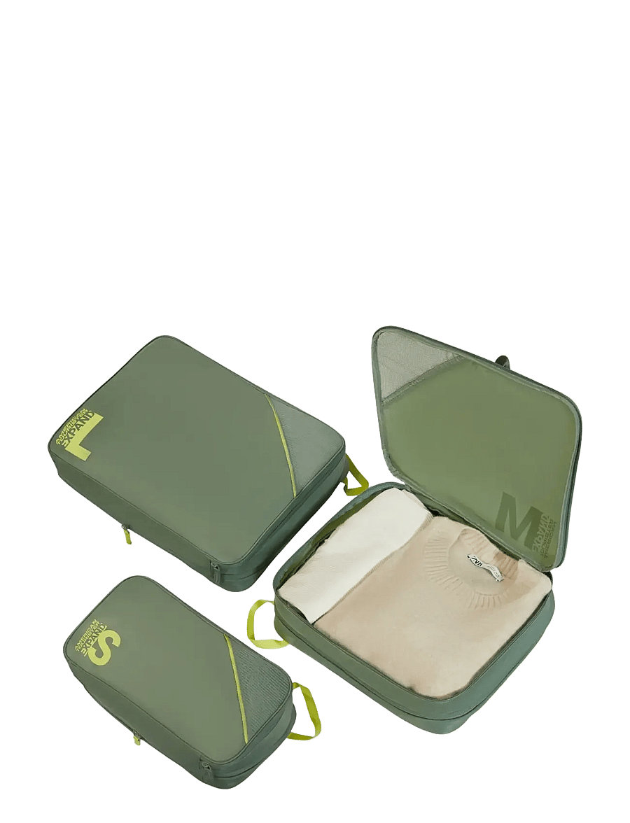 American Tourister - PACKING CUBES S/M/L - nach anlass kaufen - olive/lime - 1