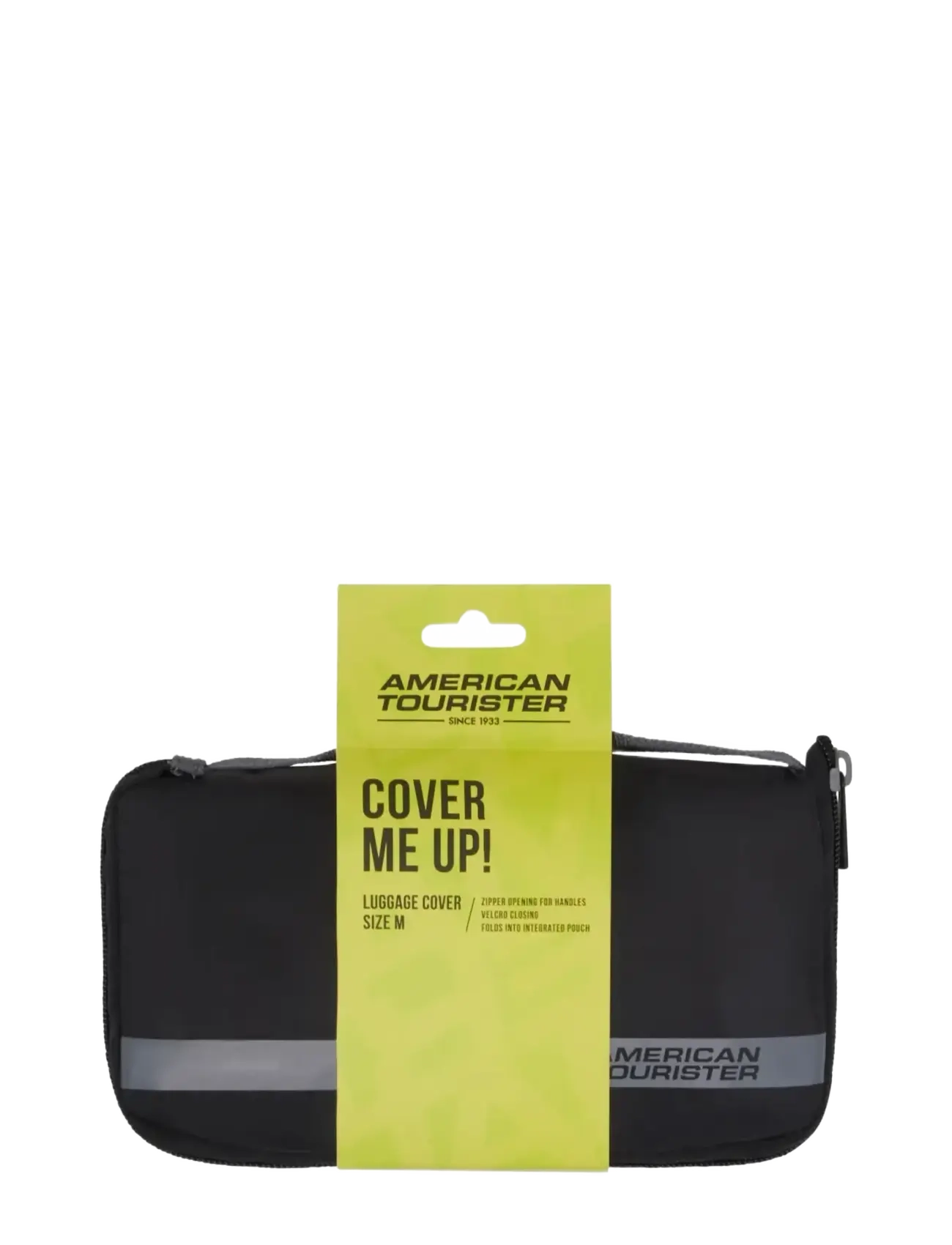 American Tourister FOLDABLE LUGGAGE COVER M - American Tourister - BLACK/GREY / black