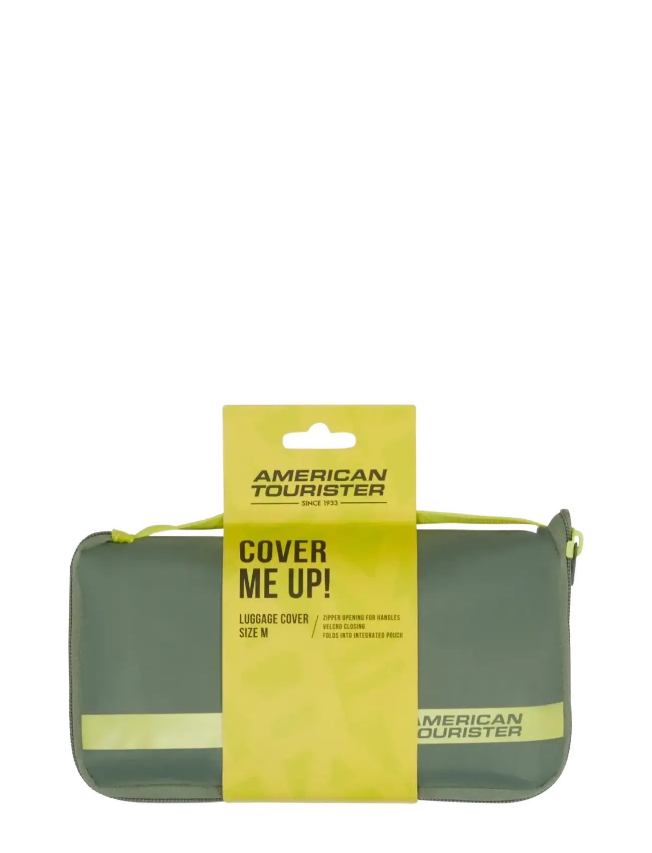 American Tourister FOLDABLE LUGGAGE COVER M - American Tourister - OLIVE/LIME / khaki/green