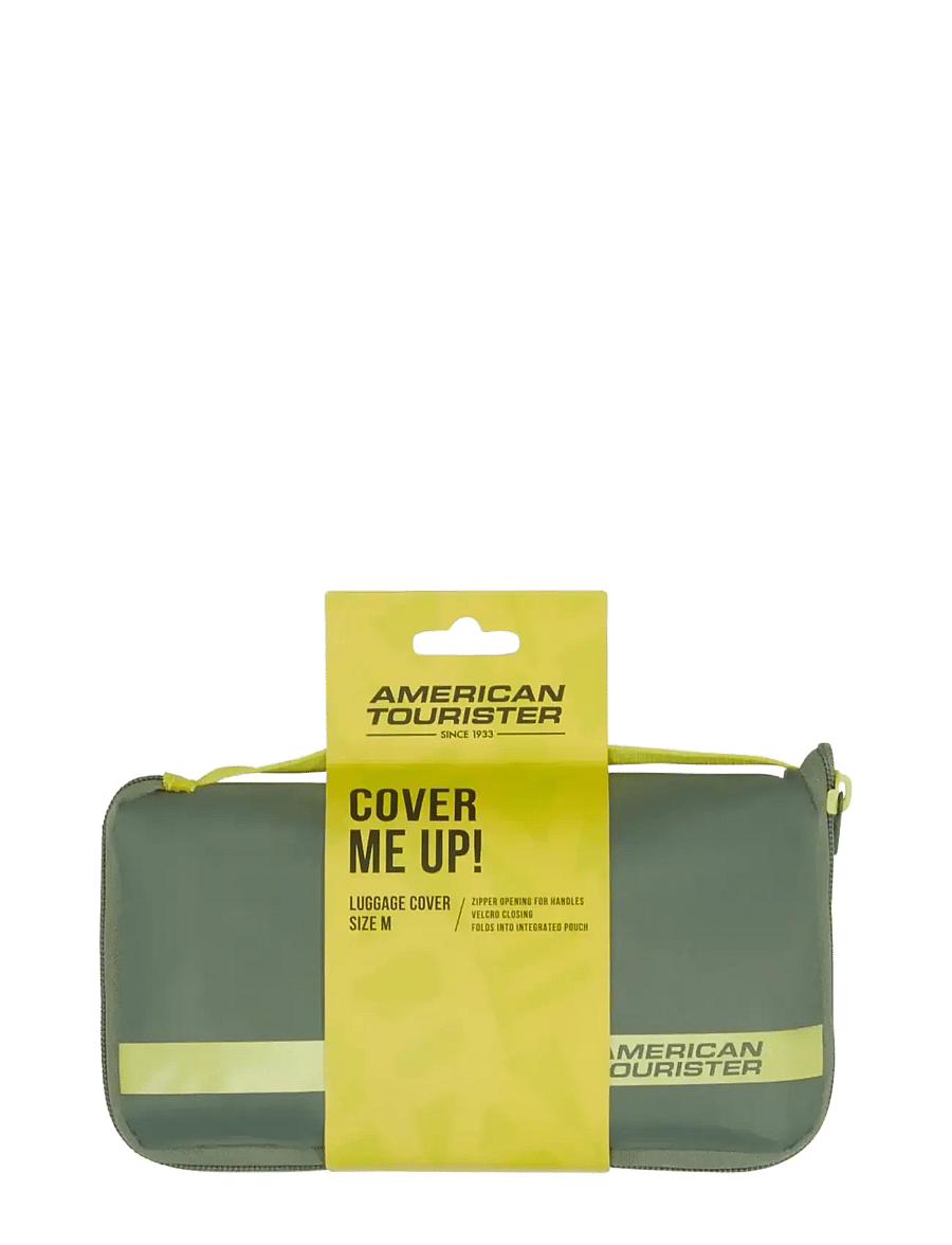 American Tourister - FOLDABLE LUGGAGE COVER M - bagageovertræk - olive/lime - 0