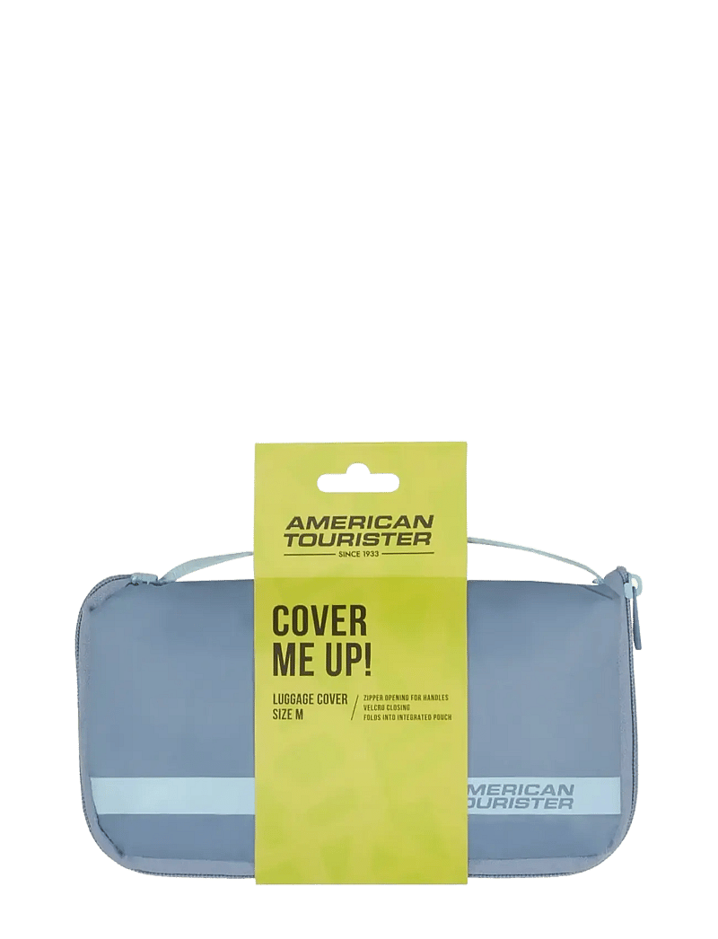 American Tourister - FOLDABLE LUGGAGE COVER M - shoppa efter tillfälle - stone blue/blue - 0