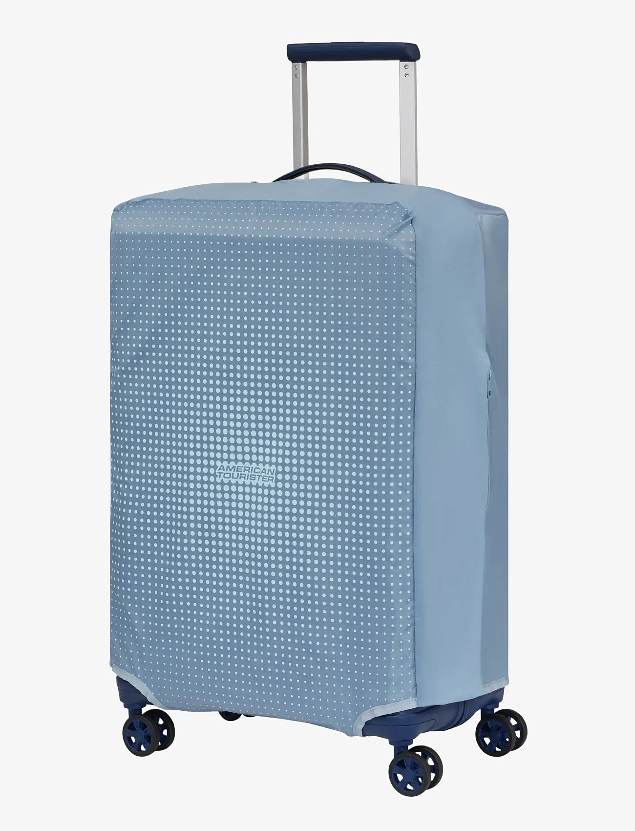 American Tourister - FOLDABLE LUGGAGE COVER M - shoppa efter tillfälle - stone blue/blue - 2