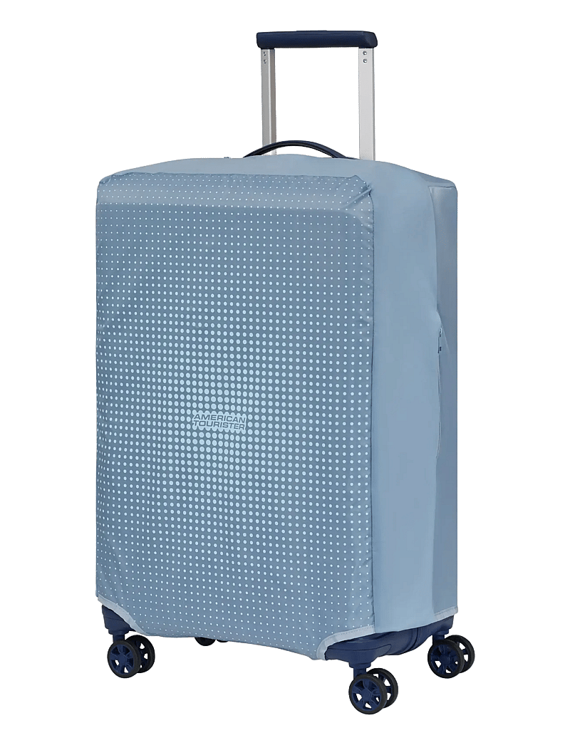 American Tourister - FOLDABLE LUGGAGE COVER M - shoppa efter tillfälle - stone blue/blue - 2