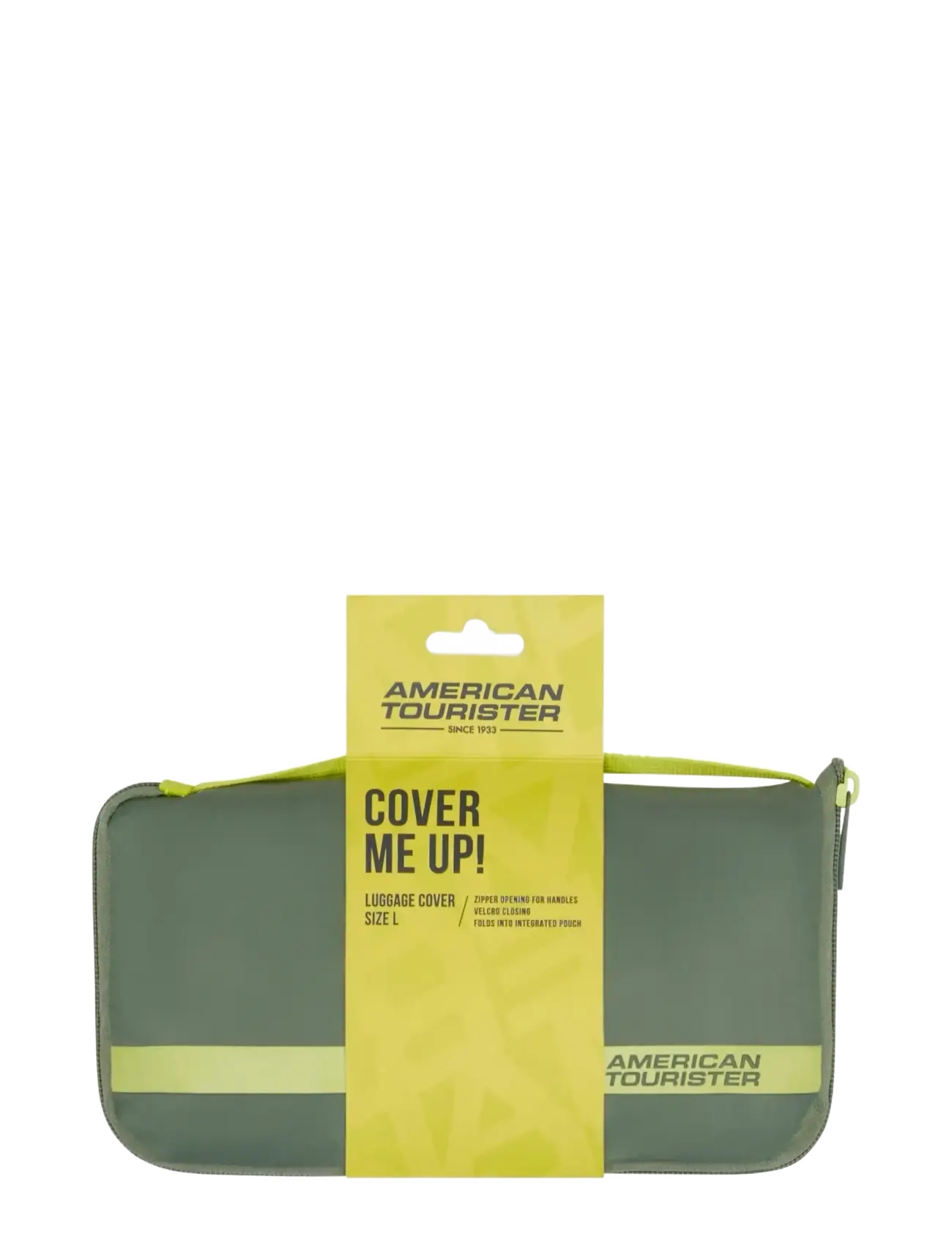 American Tourister FOLDABLE LUGGAGE COVER L - American Tourister - OLIVE/LIME / khaki/green