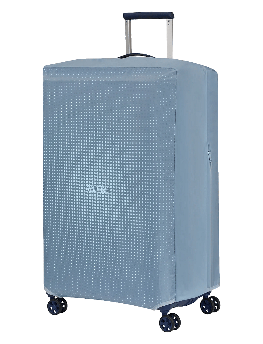 American Tourister - FOLDABLE LUGGAGE COVER L - bagageovertræk - stone blue/blue - 2