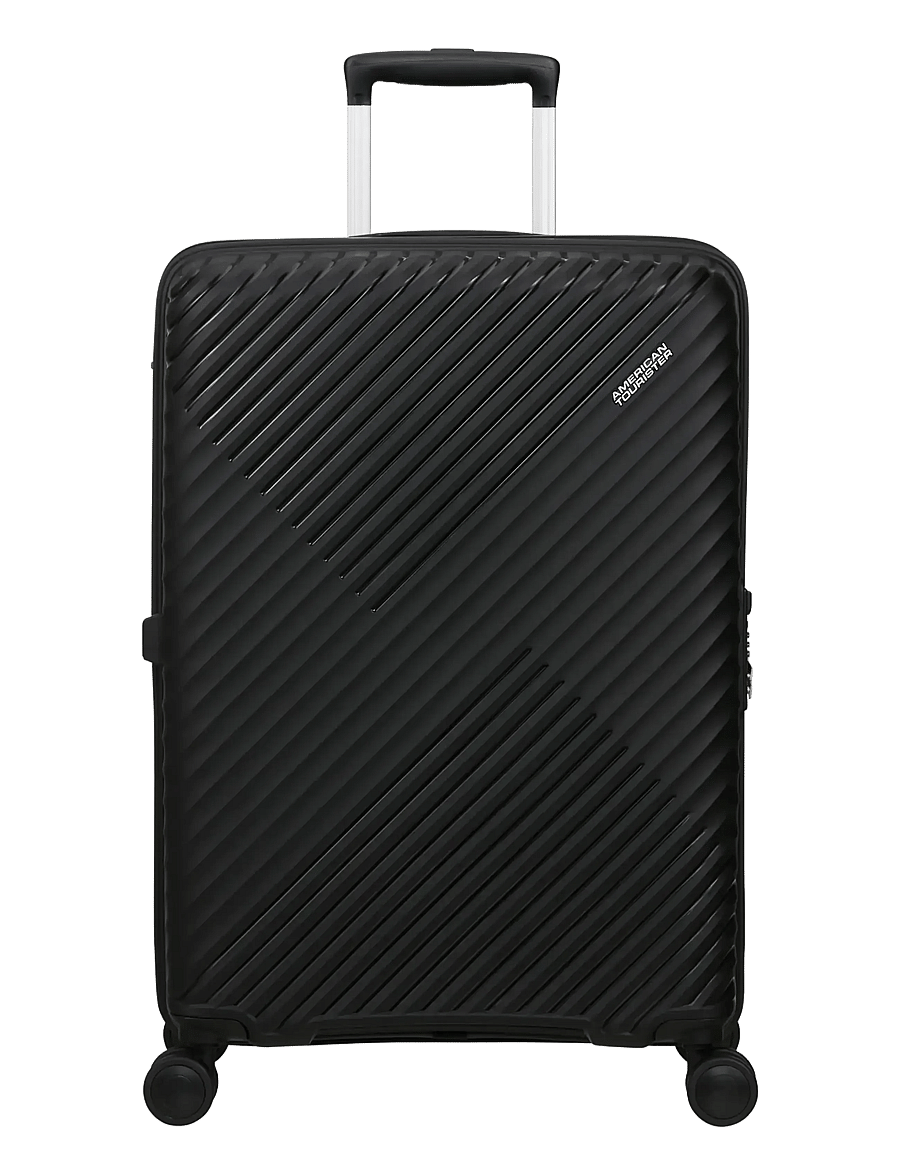 American Tourister - DIABLAST-SPINNER 68/25 EXP TSA - walizki średniej wielkości - black code - 0