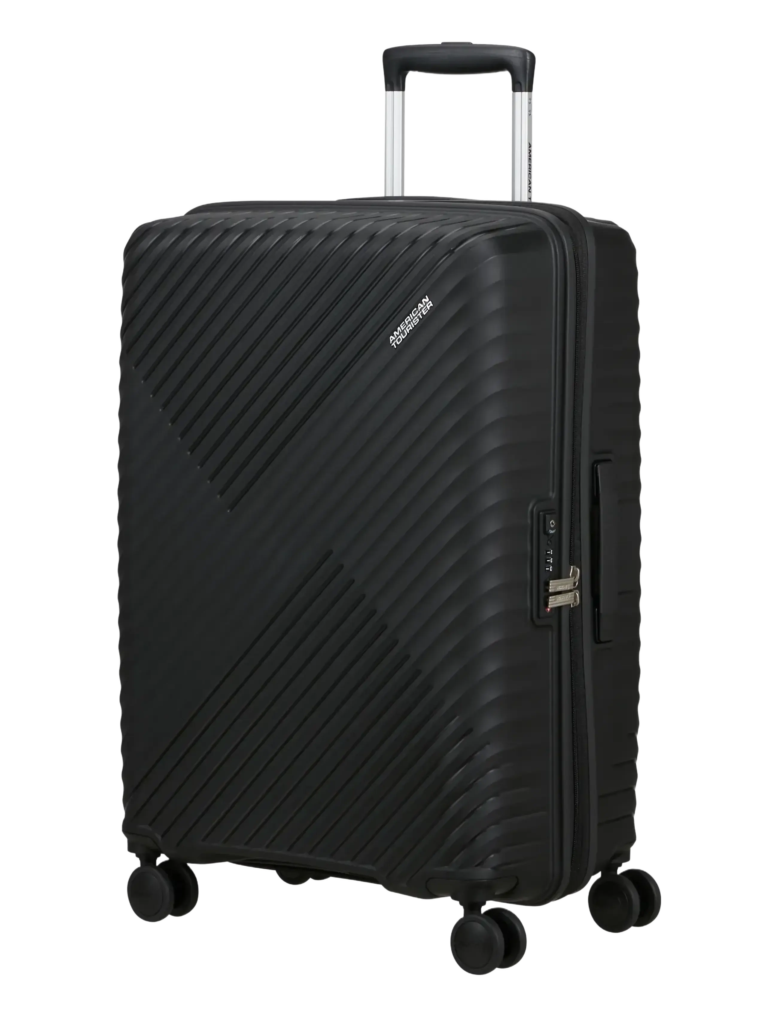 American Tourister - DIABLAST-SPINNER 68/25 EXP TSA - walizki średniej wielkości - black code - 1