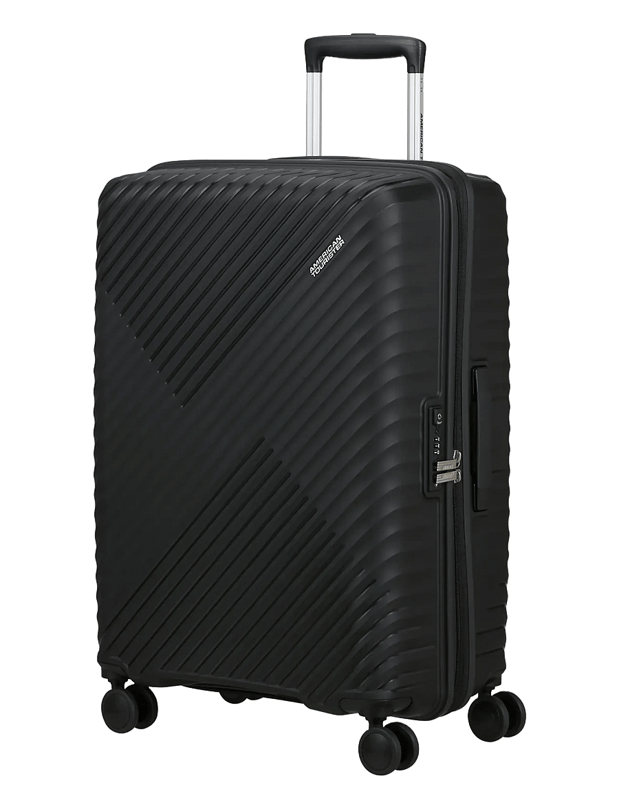 American Tourister - DIABLAST-SPINNER 68/25 EXP TSA - walizki średniej wielkości - black code - 1