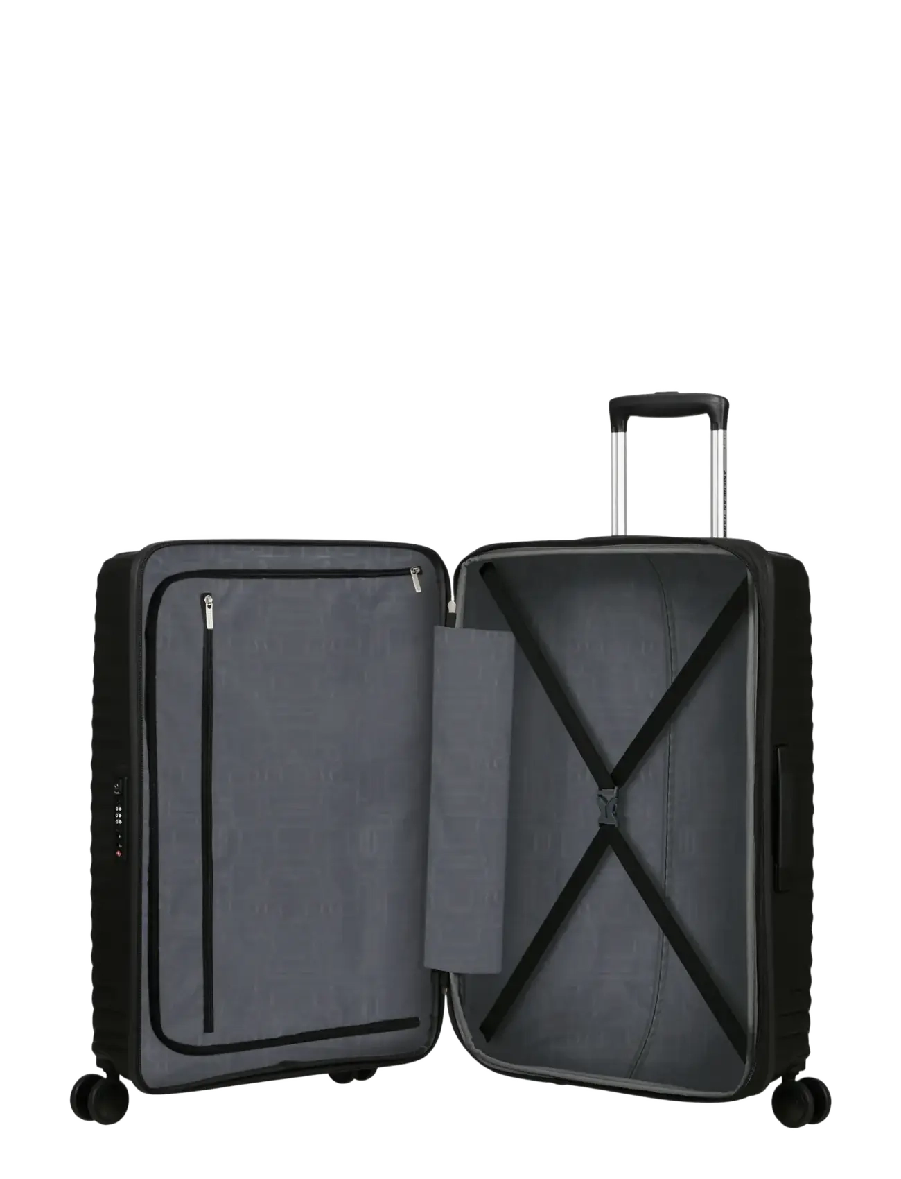 American Tourister - DIABLAST-SPINNER 68/25 EXP TSA - walizki średniej wielkości - black code - 4