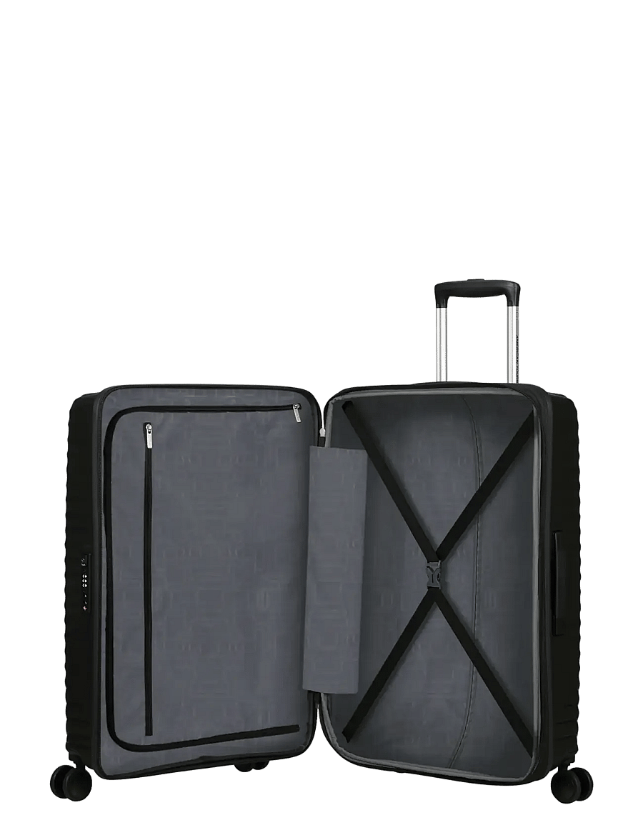 American Tourister - DIABLAST-SPINNER 68/25 EXP TSA - walizki średniej wielkości - black code - 4