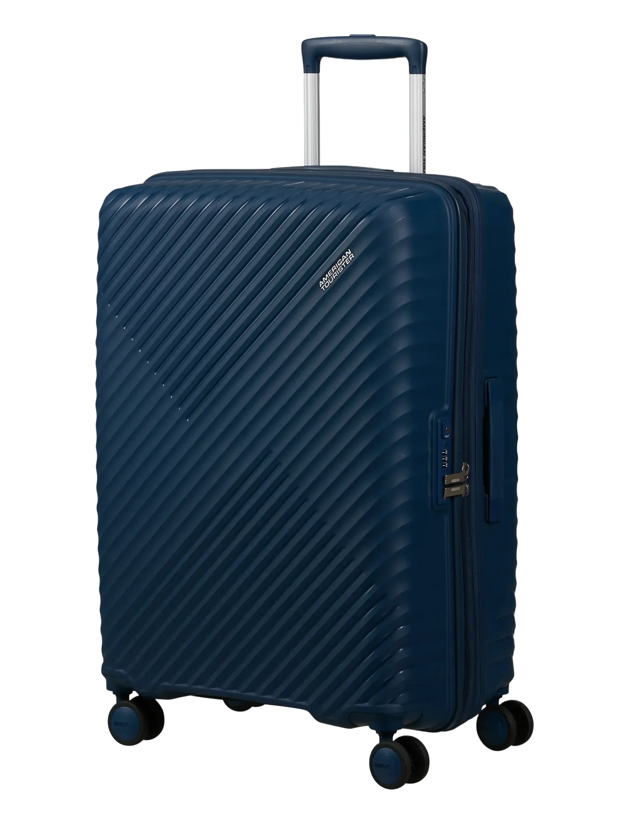 American Tourister - DIABLAST-SPINNER 68/25 EXP TSA - mellemstore kufferter - darkwave blue - 2