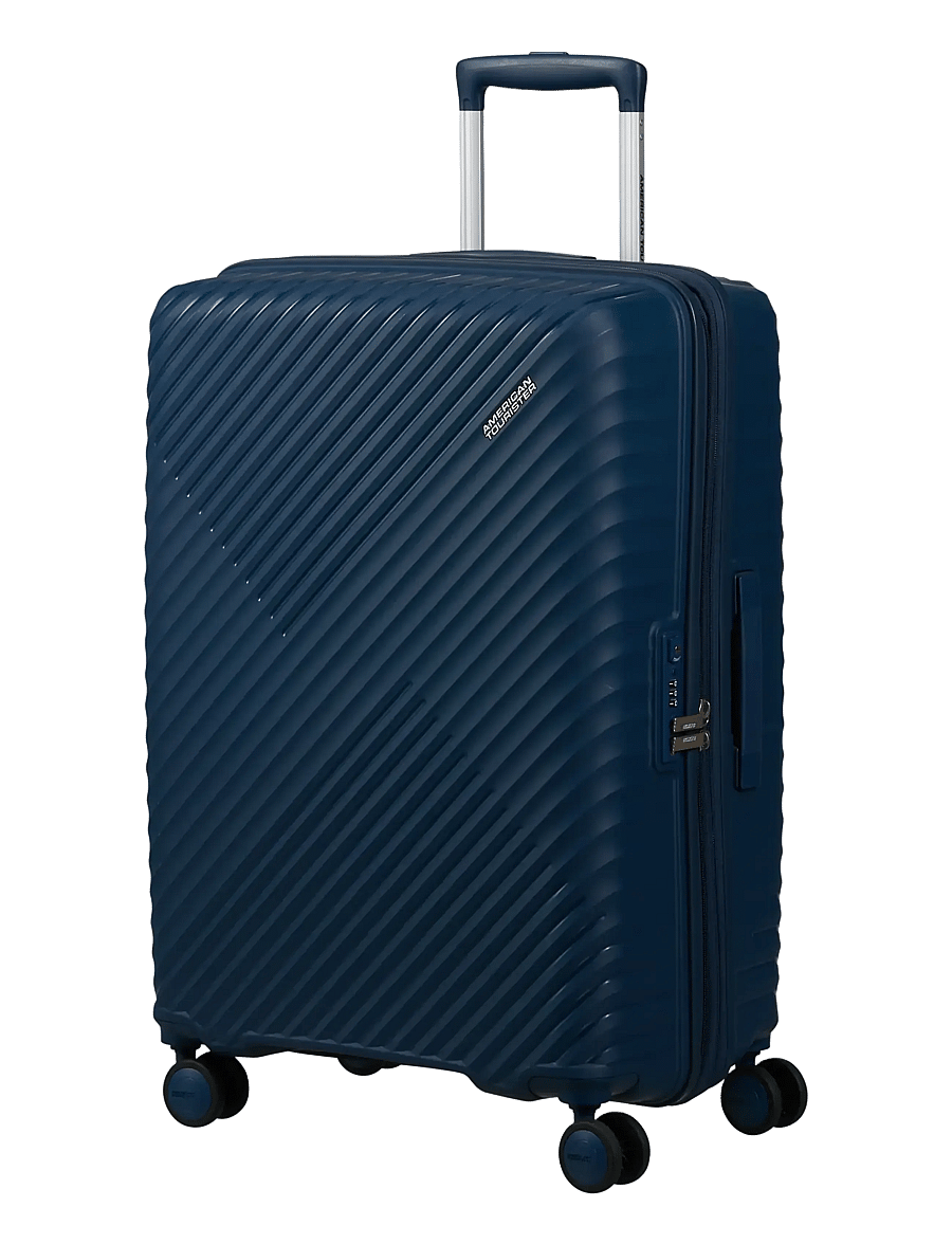 American Tourister - DIABLAST-SPINNER 68/25 EXP TSA - mellemstore kufferter - darkwave blue - 2