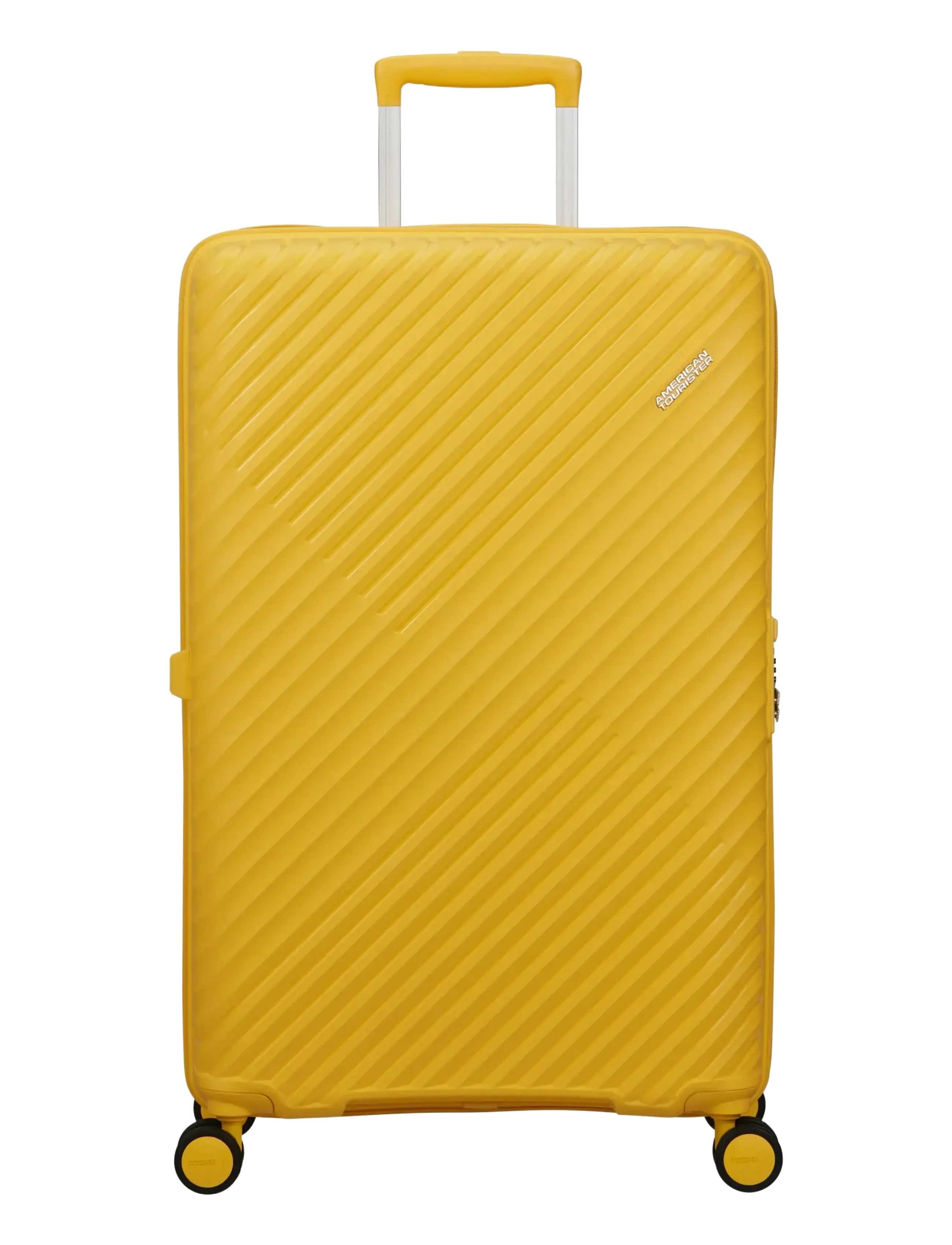 American Tourister Diablast-Spinner 78/29 Exp Tsa, Mænd, Hårdskal Spinner Kuffert, Gul, Str: 78