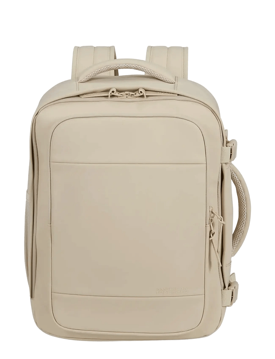 American Tourister - TAKE2CABIN CASUAL BACKPACK MS MONO - feriefavoritter - beige - 0