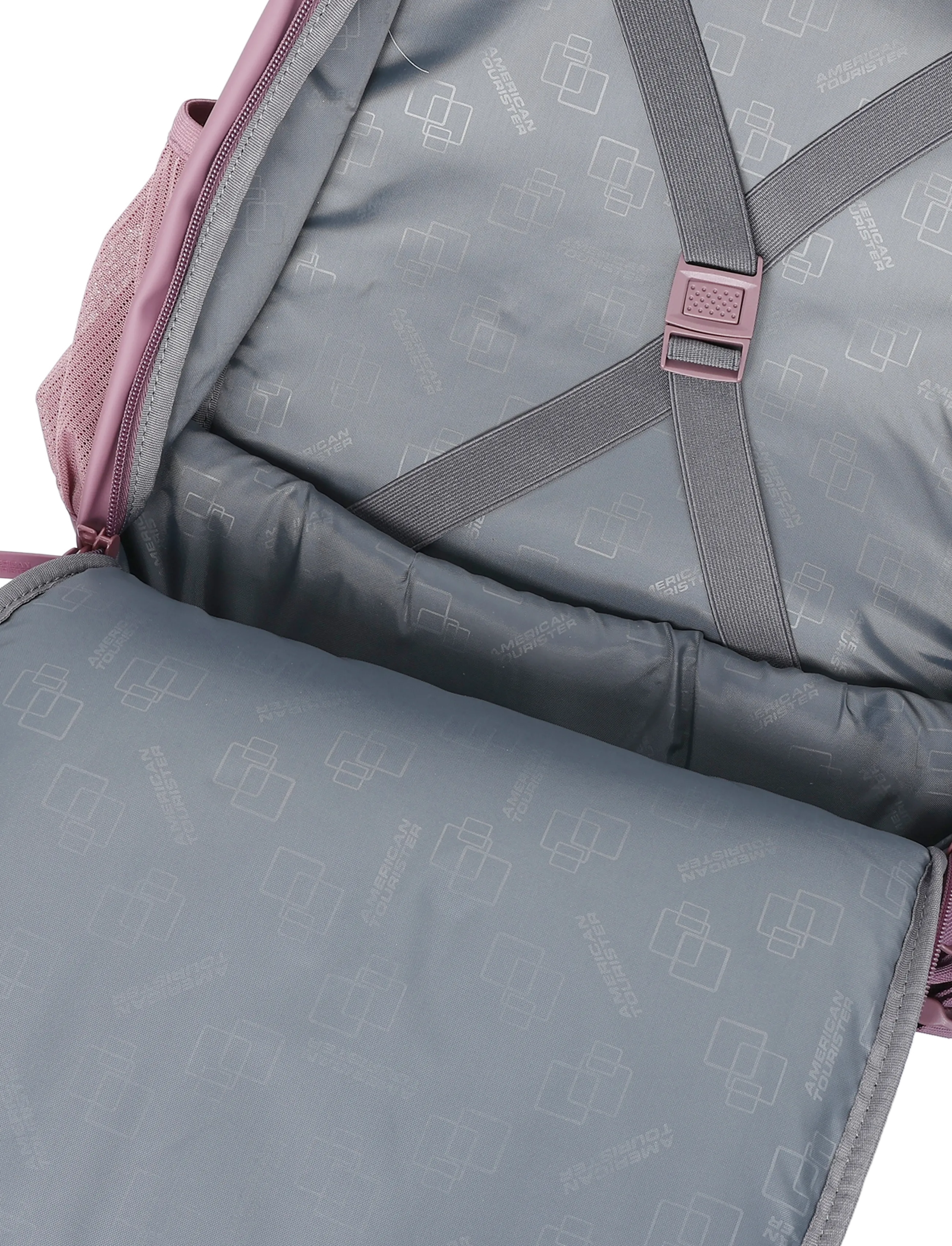 American Tourister - TAKE2CABIN CASUAL BACKPACK MS MONO - shop by occasion - galactic mauve - 4