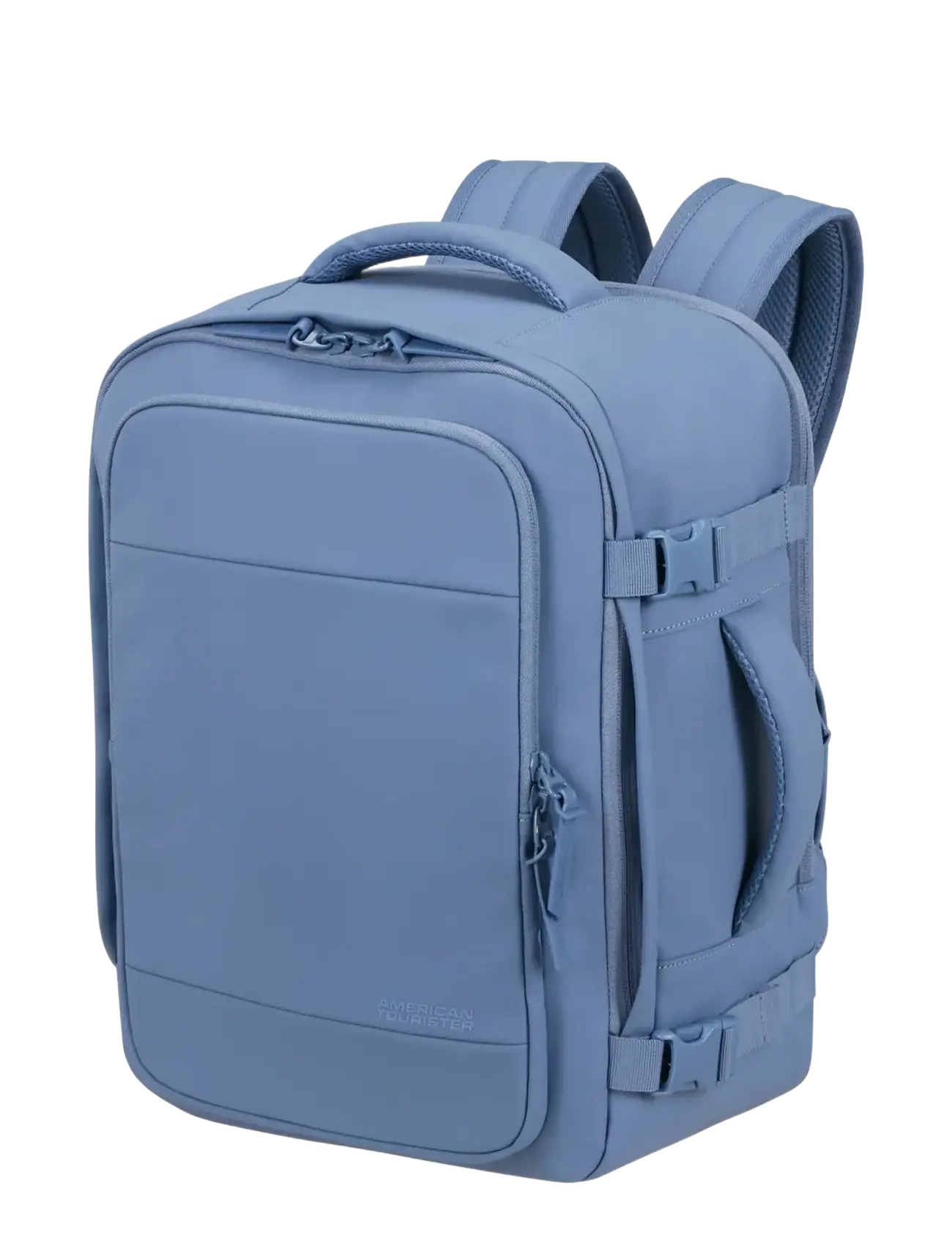 American Tourister - TAKE2CABIN CASUAL BACKPACK MS MONO - feriefavoritter - storm blue - 1