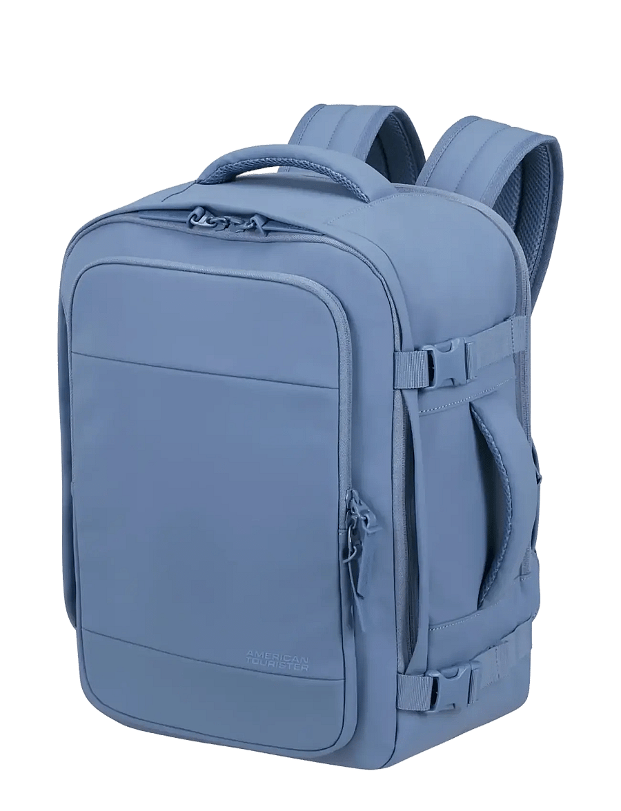 American Tourister - TAKE2CABIN CASUAL BACKPACK MS MONO - feriefavoritter - storm blue - 1
