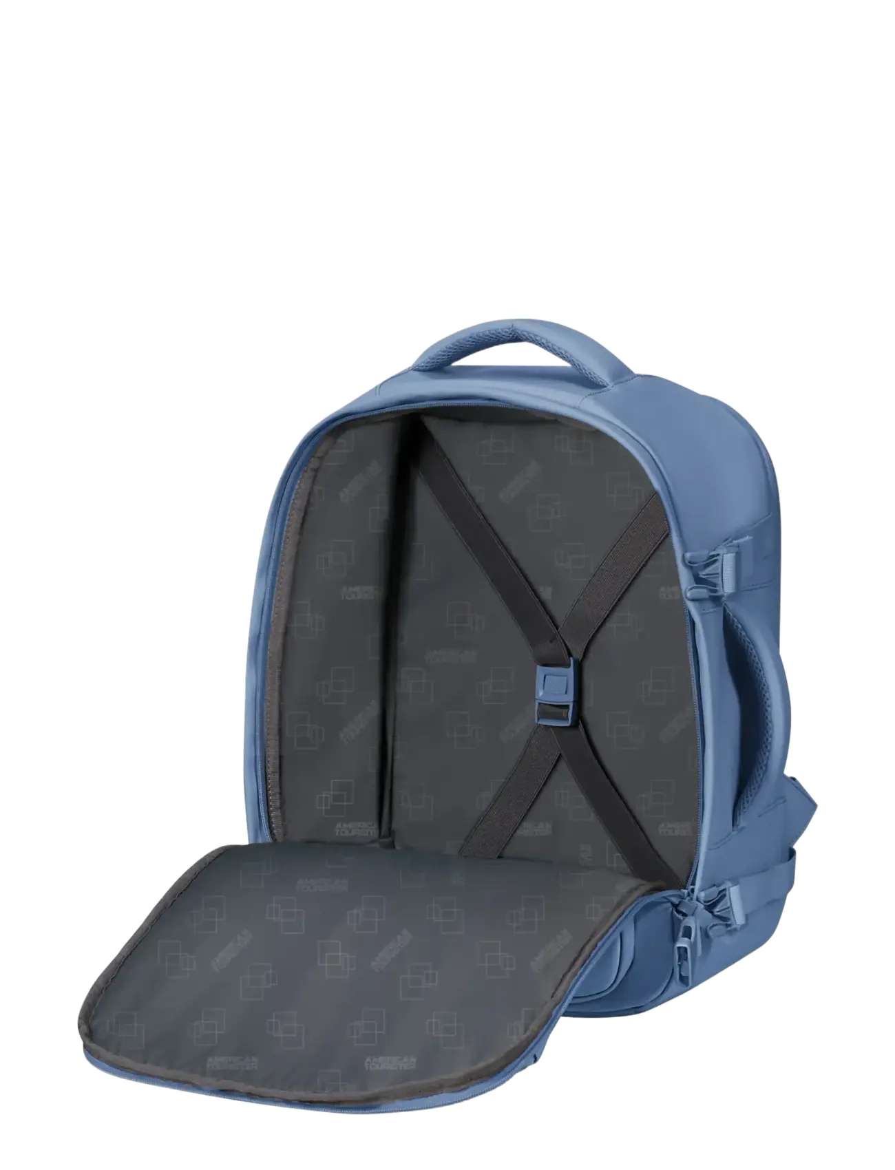 American Tourister - TAKE2CABIN CASUAL BACKPACK MS MONO - feriefavoritter - storm blue - 4