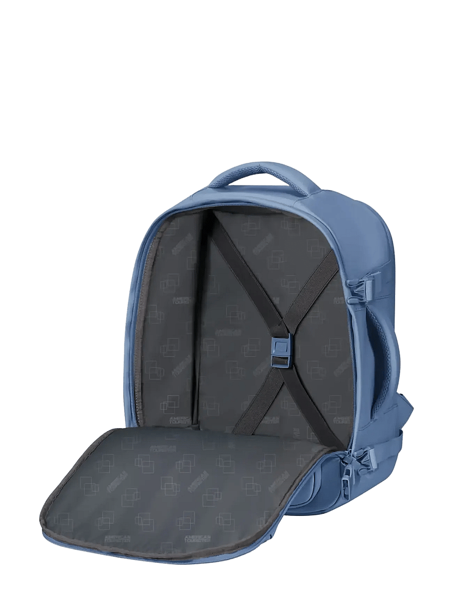 American Tourister - TAKE2CABIN CASUAL BACKPACK MS MONO - feriefavoritter - storm blue - 4