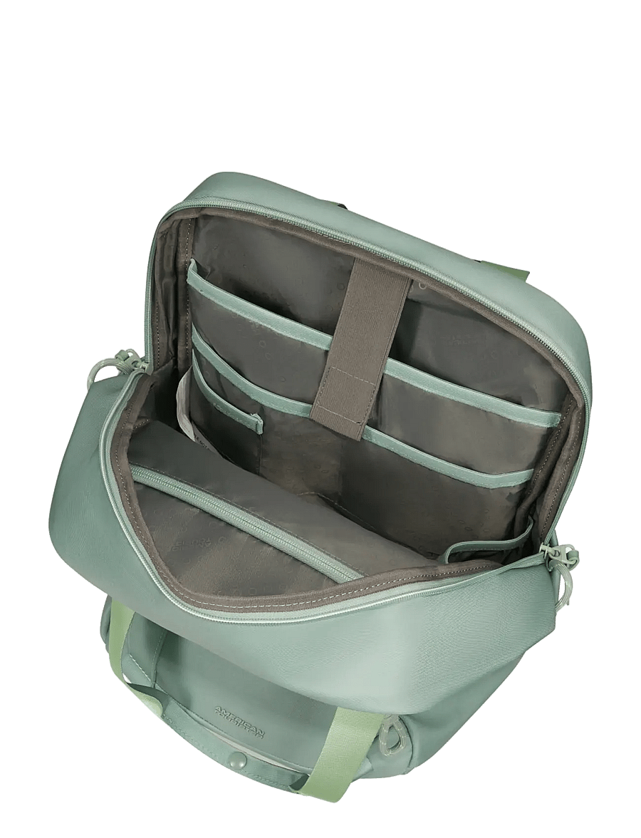 American Tourister - MINIMA CITY BACKPACK M 15.6" - shoppa efter tillfälle - saturn sage - 1