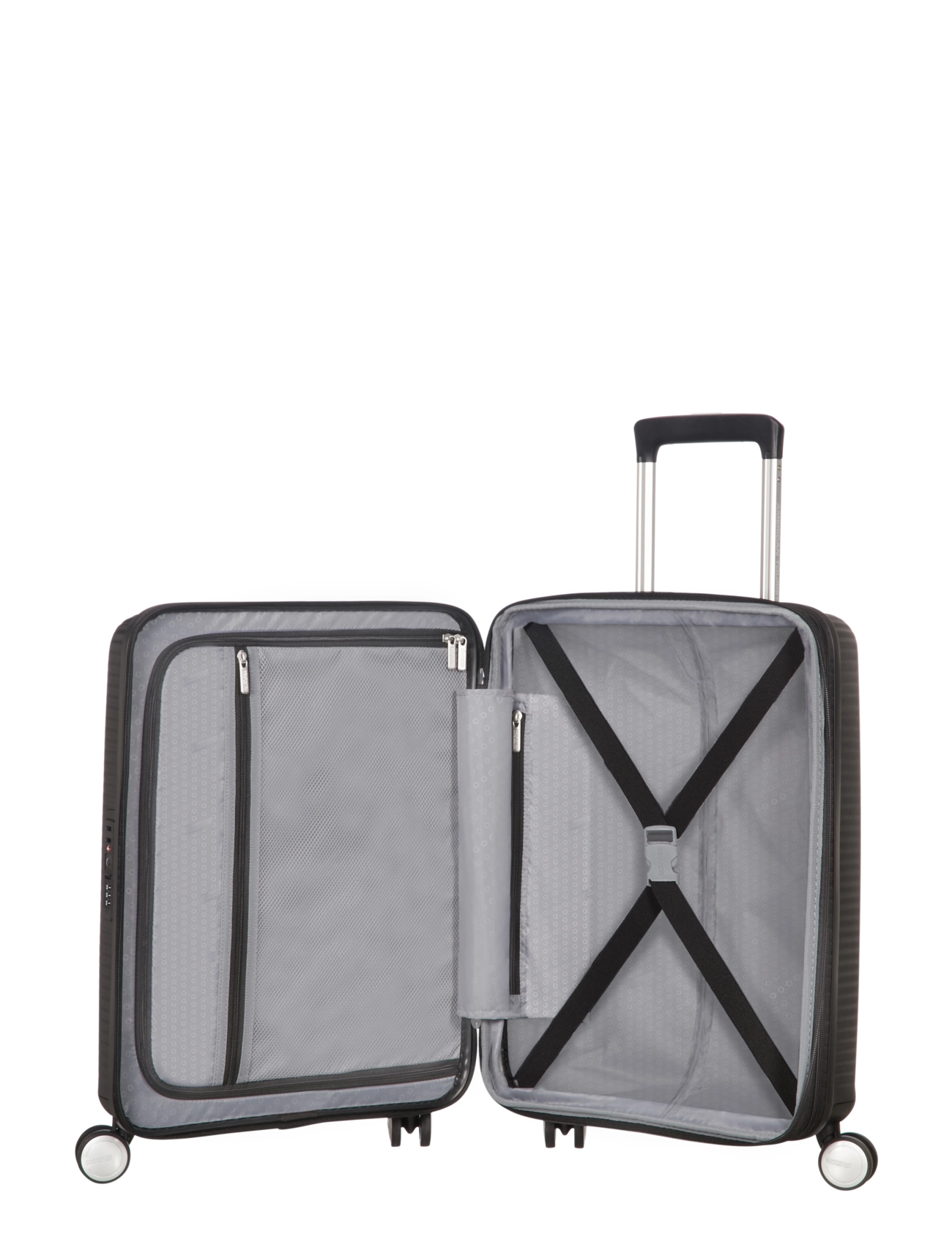 American Tourister - Soundbox SPINNER 55/20 TSA EXP - store kufferter - bass black - 4