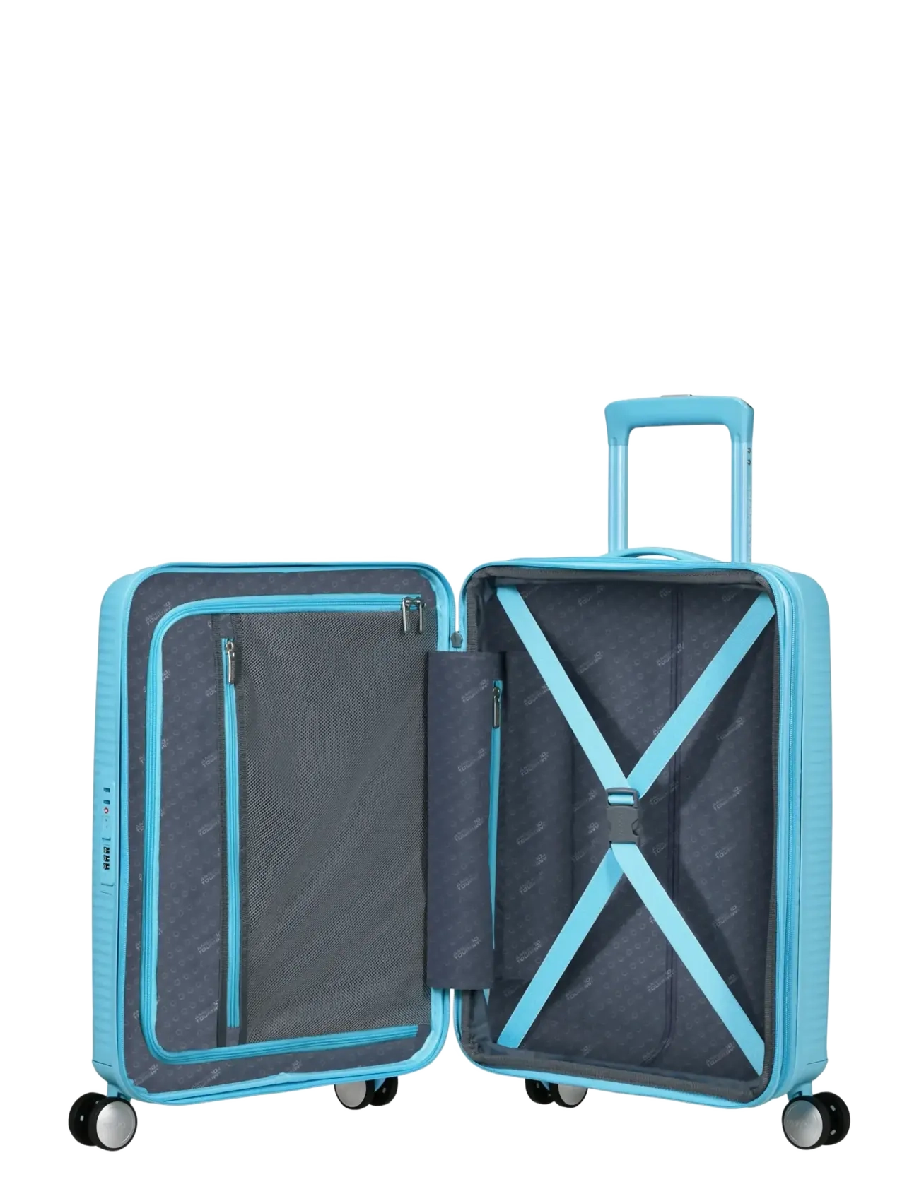 American Tourister - Soundbox SPINNER 55/20 TSA EXP - store kufferter - blueberry fizz - 4