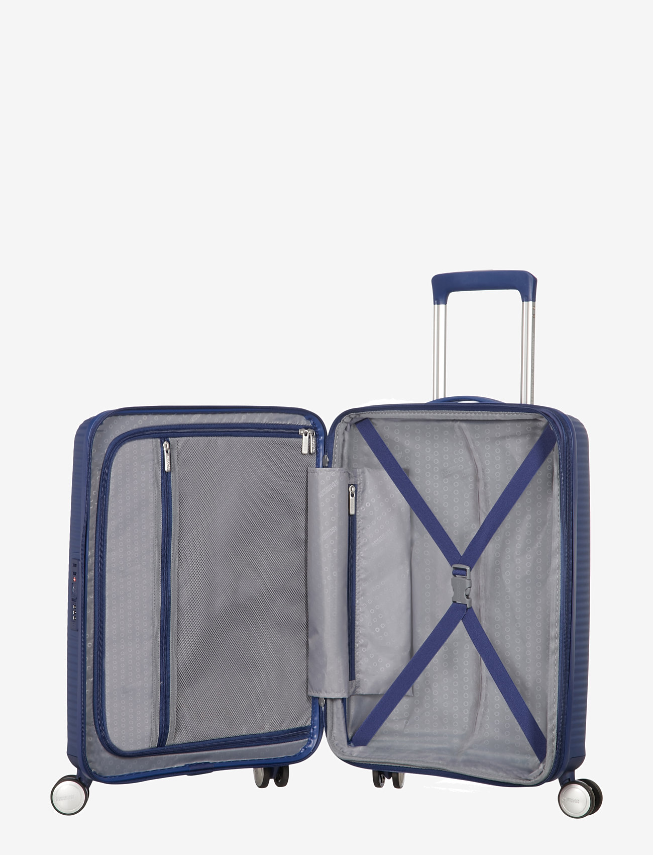 American Tourister - SOUNDBOX SPINNER 55/20 TSA EXP - stora resväskor - midnight navy - 2