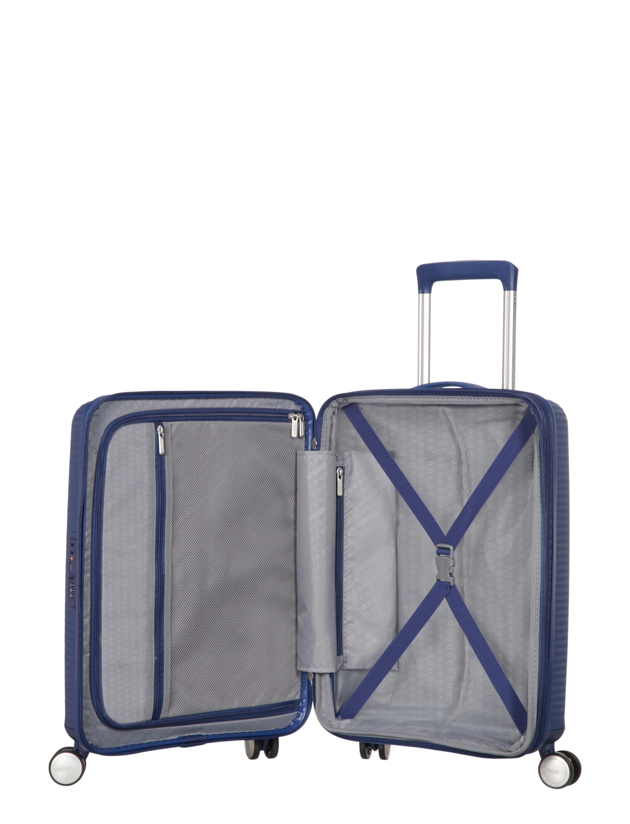 American Tourister - Soundbox SPINNER 55/20 TSA EXP - grandes valises - midnight navy - 2