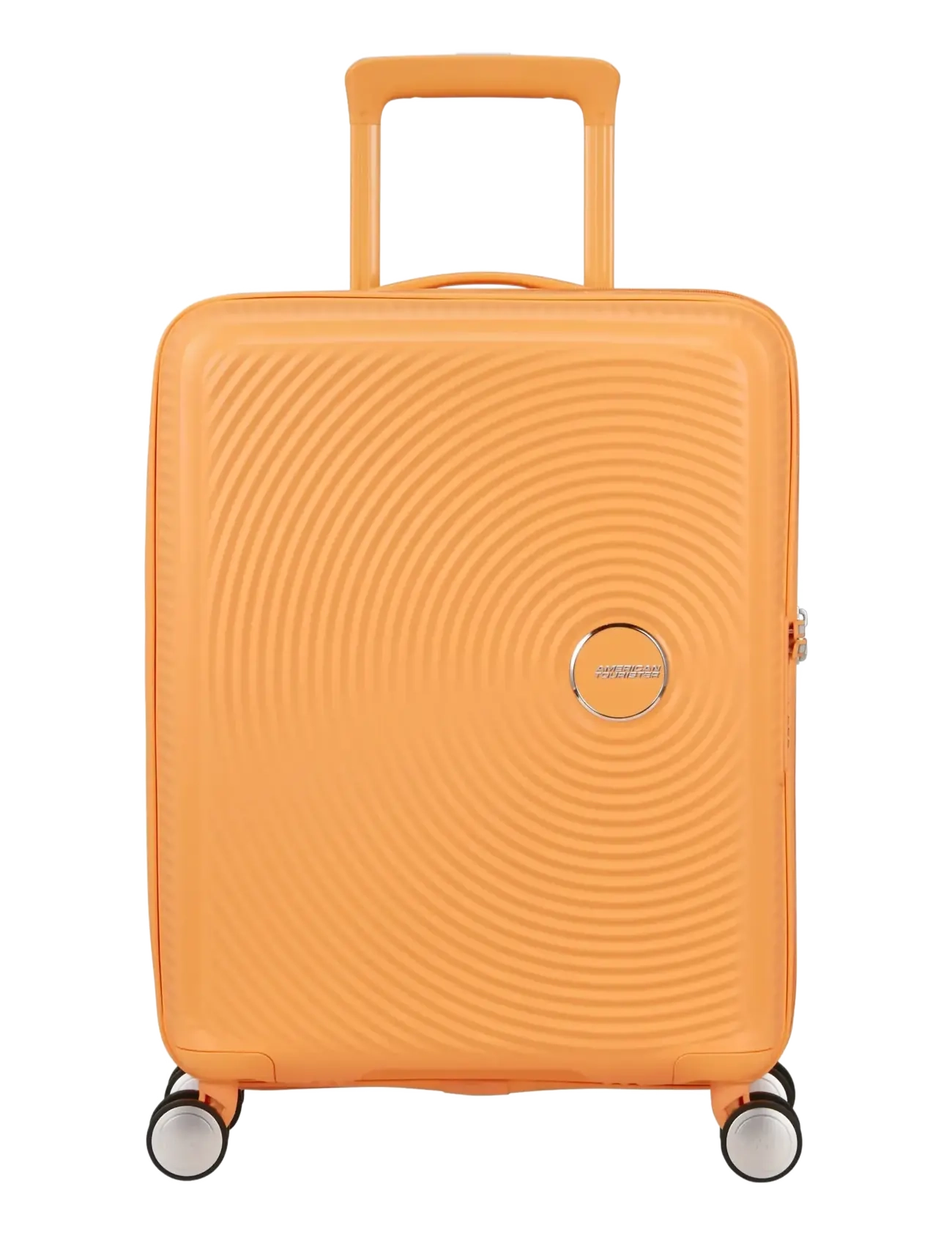 American Tourister SOUNDBOX SPINNER 55/20 TSA EXP PASTEL.YELLOW - Medium suitcases - PAPAYA POP / orange