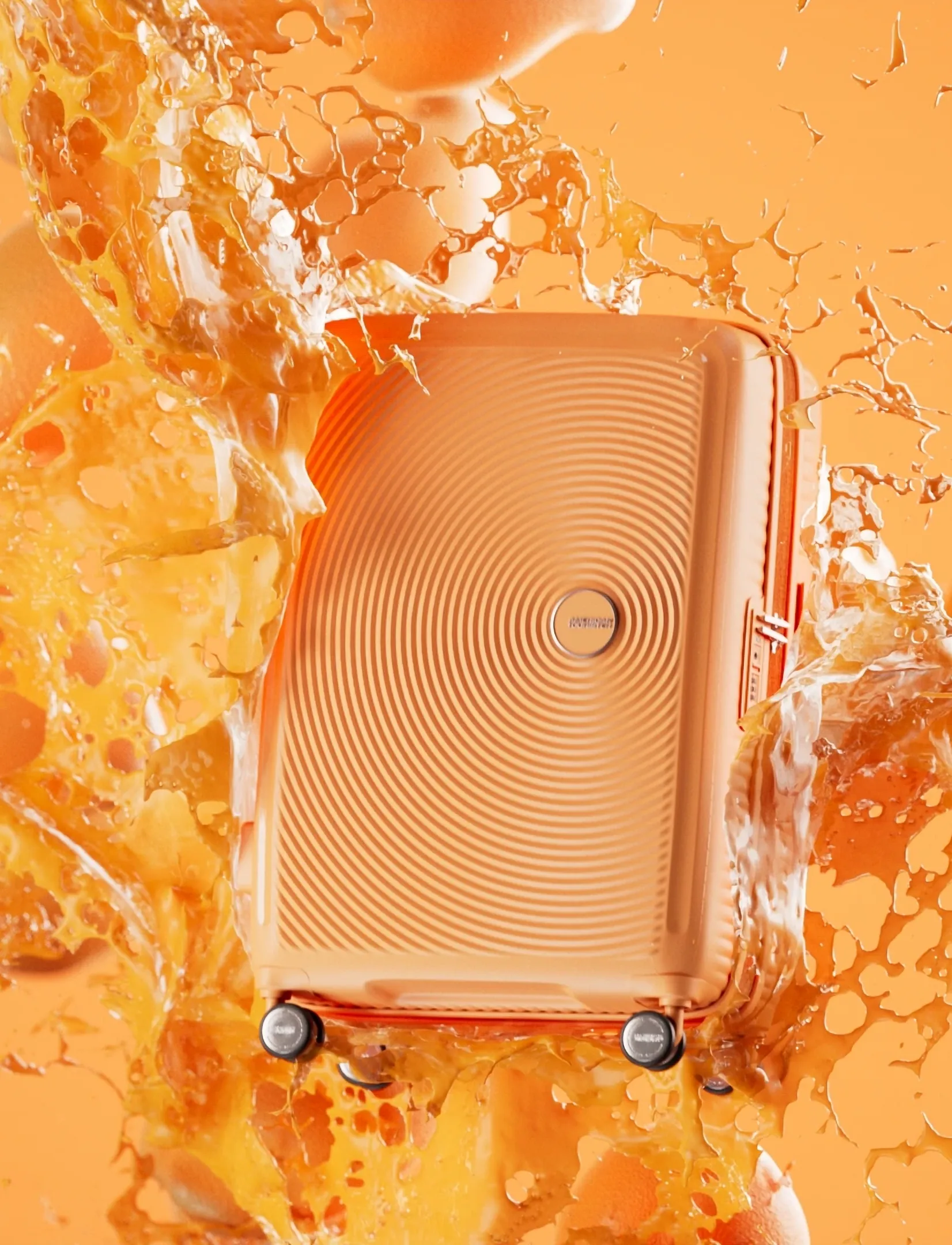 American Tourister - Soundbox SPINNER 55/20 TSA EXP - suured kohvrid - papaya pop - 0