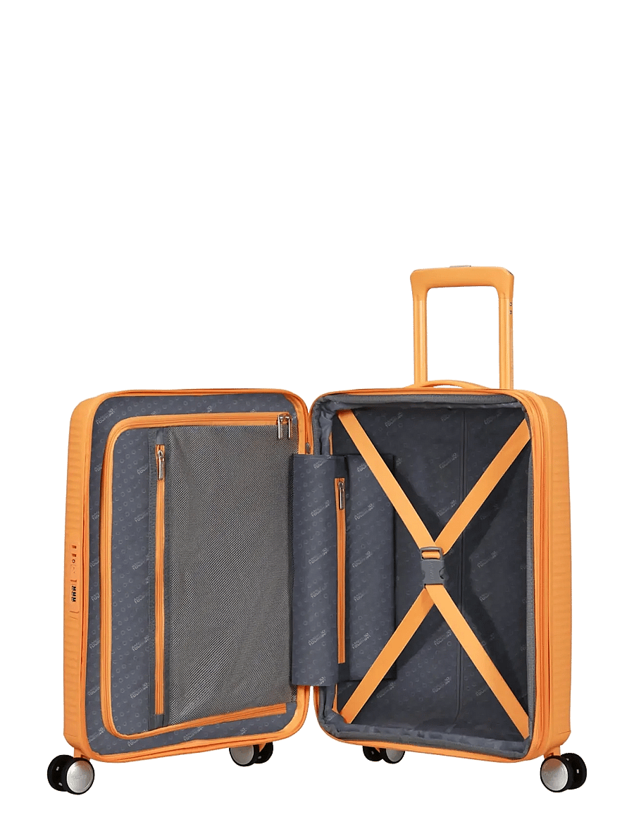 American Tourister - Soundbox SPINNER 55/20 TSA EXP - duże walizki - papaya pop - 5