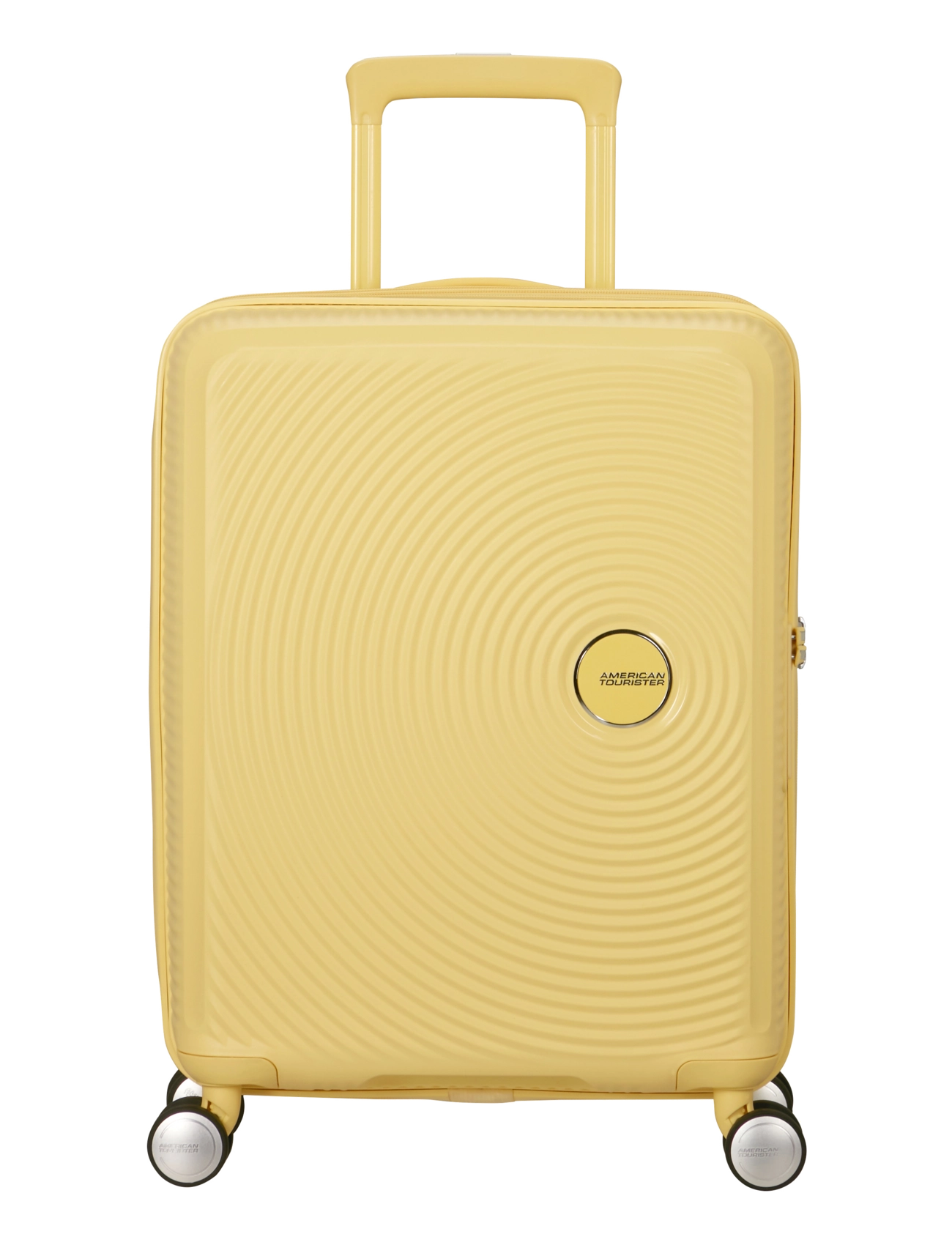 American Tourister SOUNDBOX SPINNER 67/24 TSA EXP - Rankinės - PASTEL YELLOW / yellow