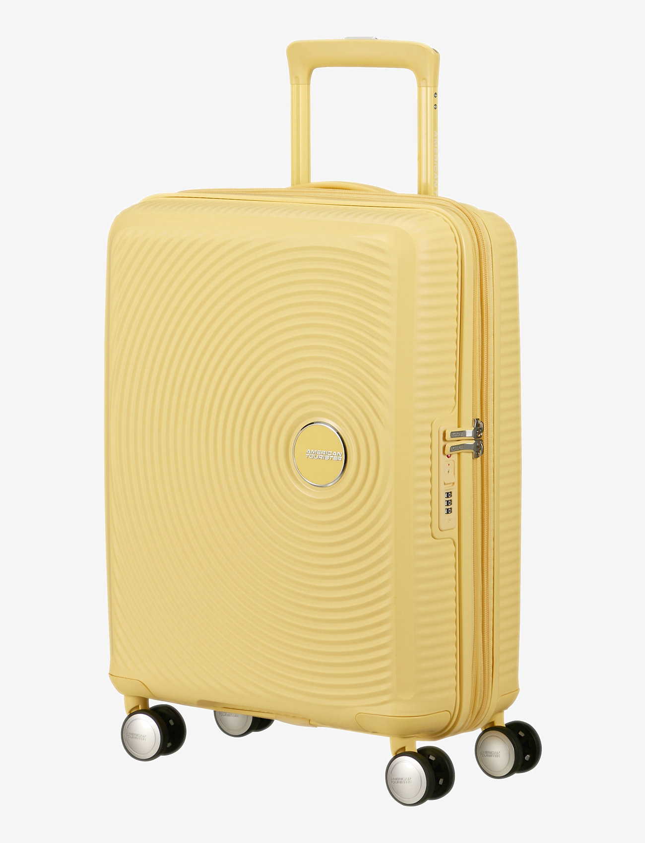 American Tourister - Soundbox SPINNER 55/20 TSA EXP - large suitcases - pastel yellow - 2