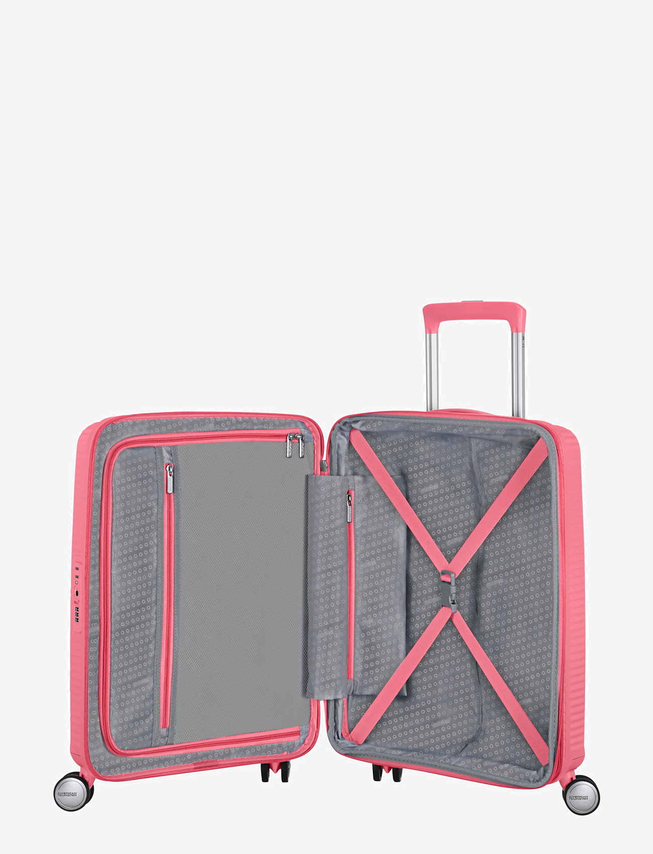 American Tourister - Soundbox SPINNER 55/20 TSA EXP - handgepäck - sun kissed coral - 4