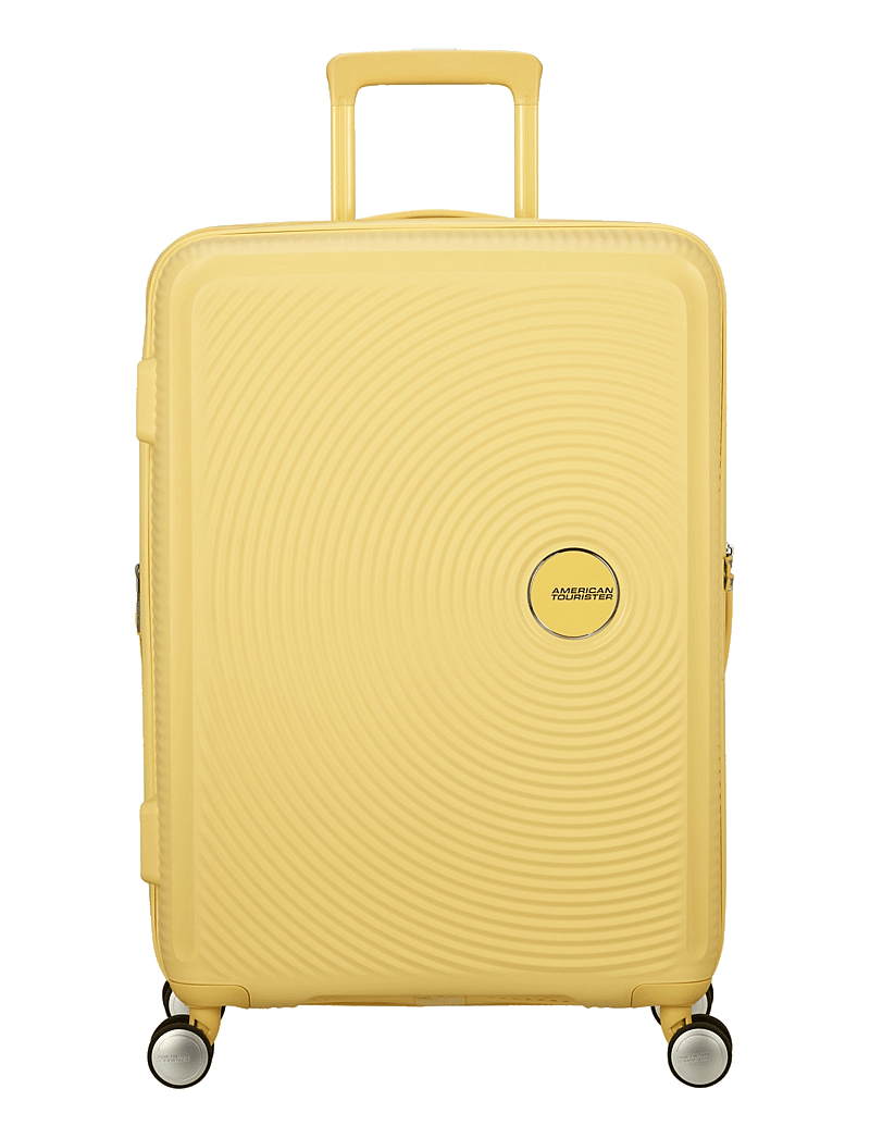 American Tourister - SOUNDBOX SPINNER 67/24 TSA EXP - suuret matkalaukut - pastel yellow - 0