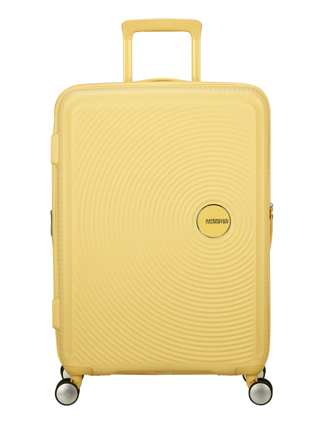 American Tourister SOUNDBOX SPINNER 67/24 TSA EXP - Töskur - PASTEL YELLOW / yellow