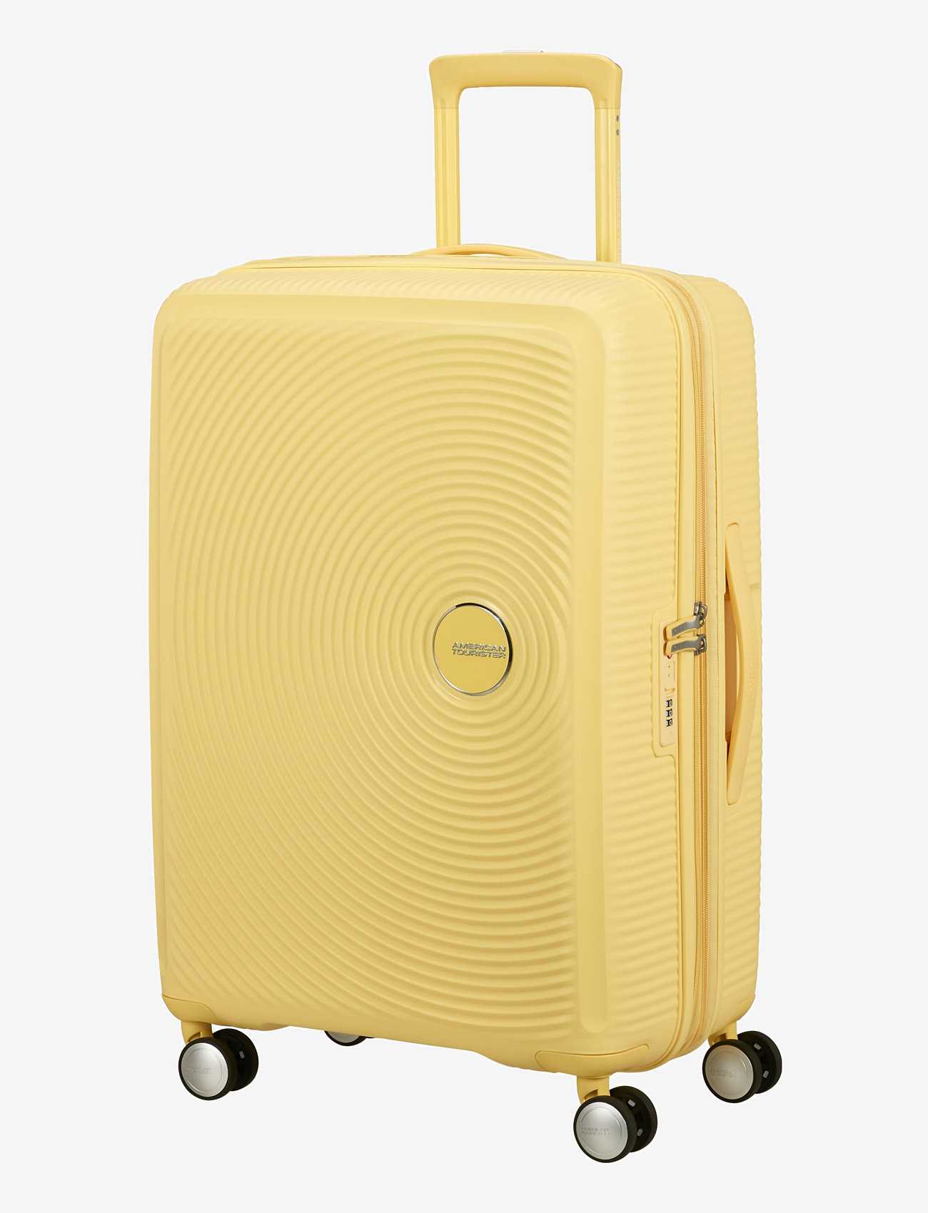 American Tourister - SOUNDBOX SPINNER 67/24 TSA EXP - suuret matkalaukut - pastel yellow - 1