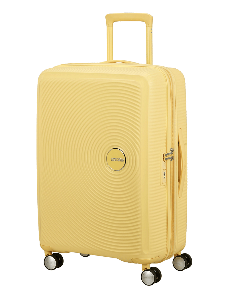 American Tourister - SOUNDBOX SPINNER 67/24 TSA EXP - suuret matkalaukut - pastel yellow - 1