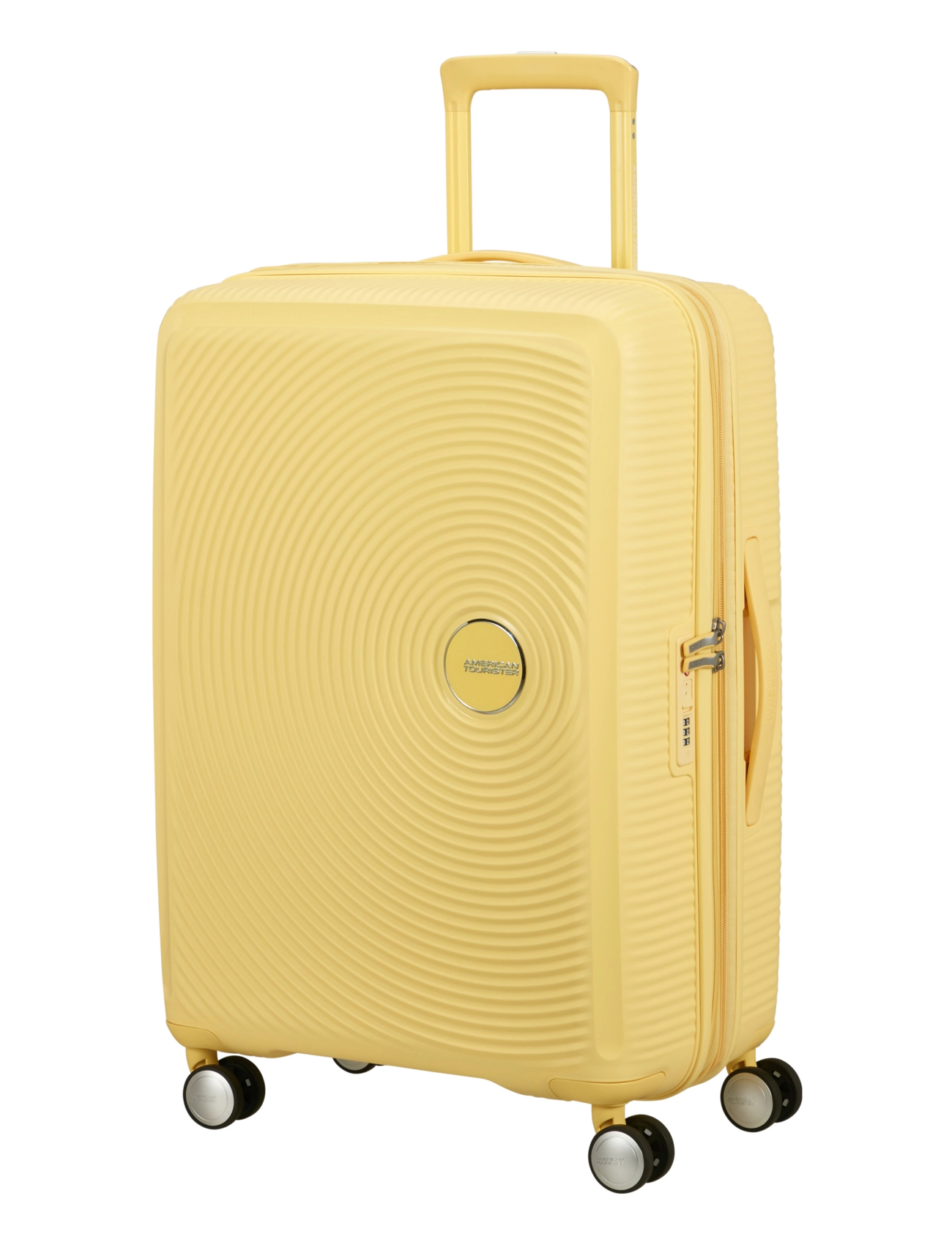 American Tourister - SOUNDBOX SPINNER 67 - store kufferter - pastel yellow - 1