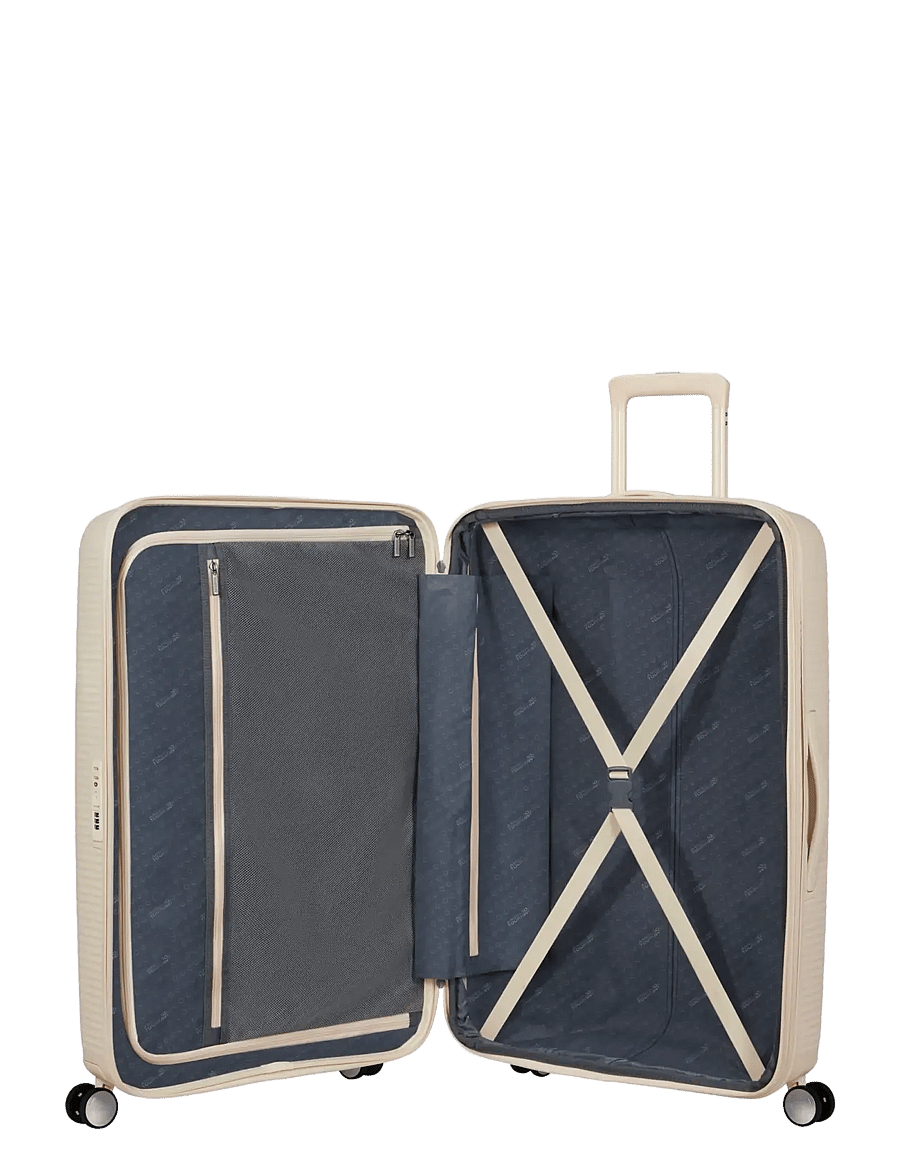 American Tourister - Soundbox SPINNER 77/20 TSA EXP - keskmised kohvrid - coconut sand - 4