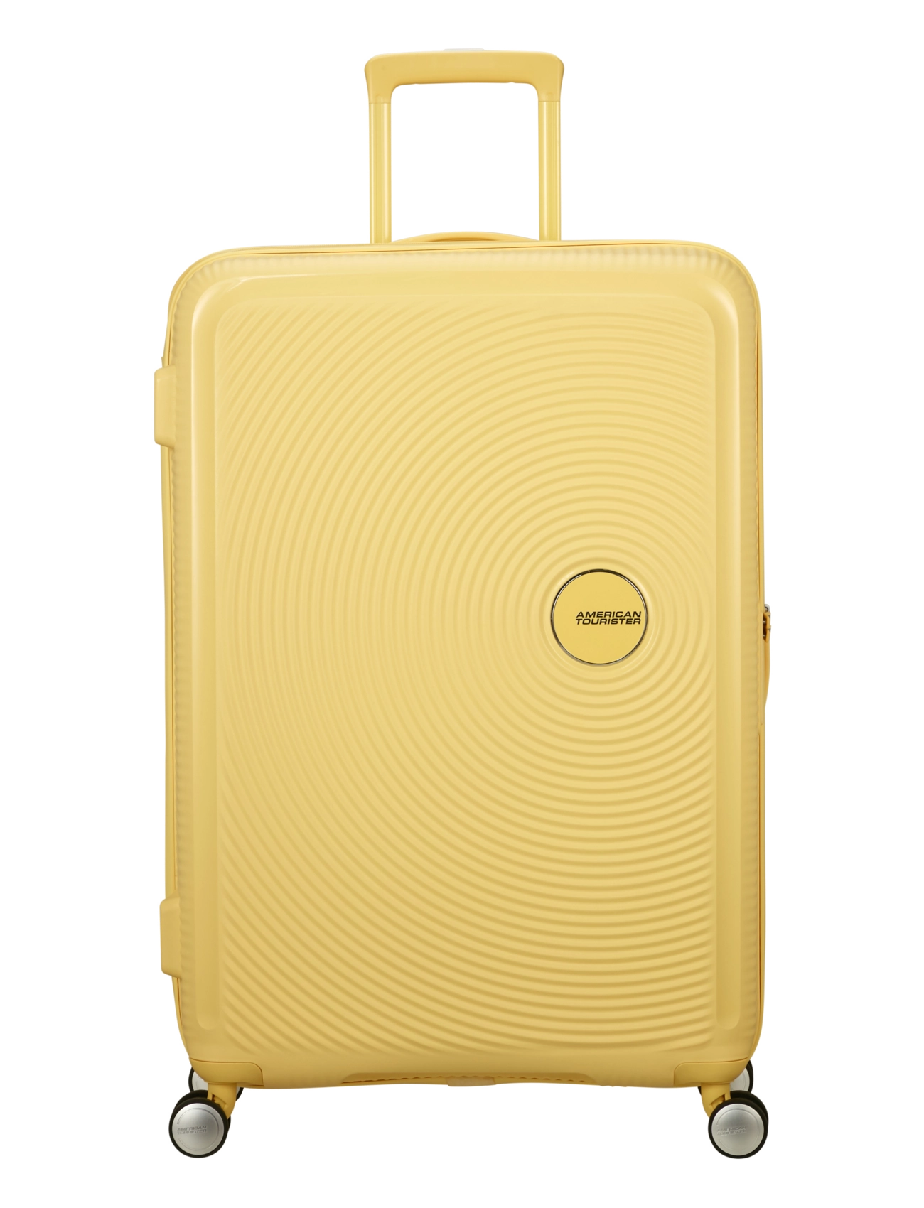 American Tourister SOUNDBOX SPINNER 67/24 TSA EXP - Tik mobilioje programėlėje - PASTEL YELLOW / yellow