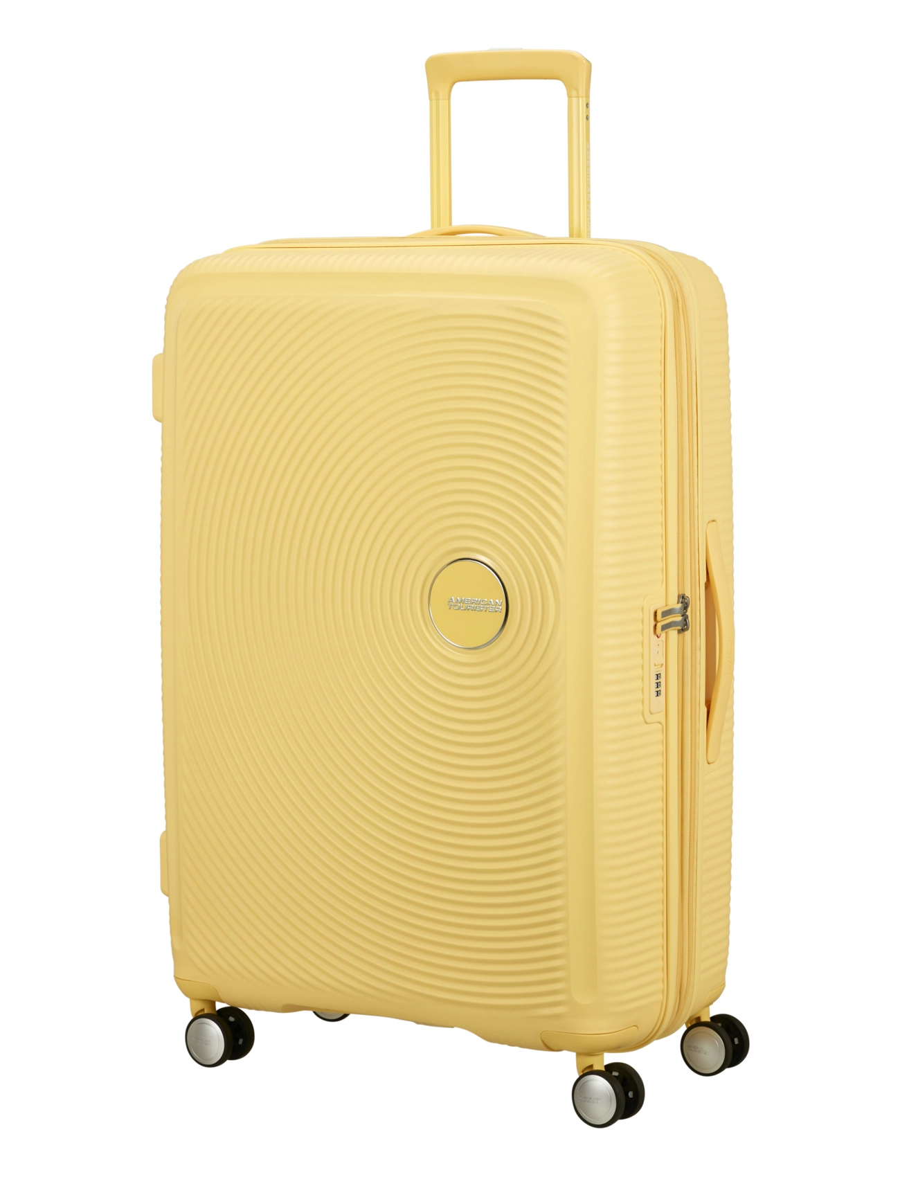 American Tourister - Soundbox SPINNER 77/20 TSA EXP - store kufferter - pastel yellow - 1