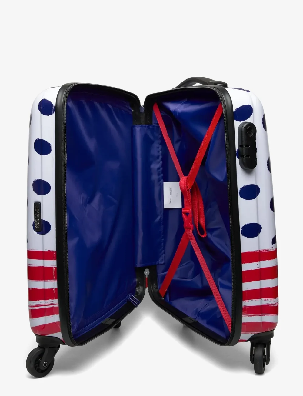 American Tourister Marvel Legend Alfatwist Spinner 55 Mickey Blue Dots Reisetaschen Boozt
